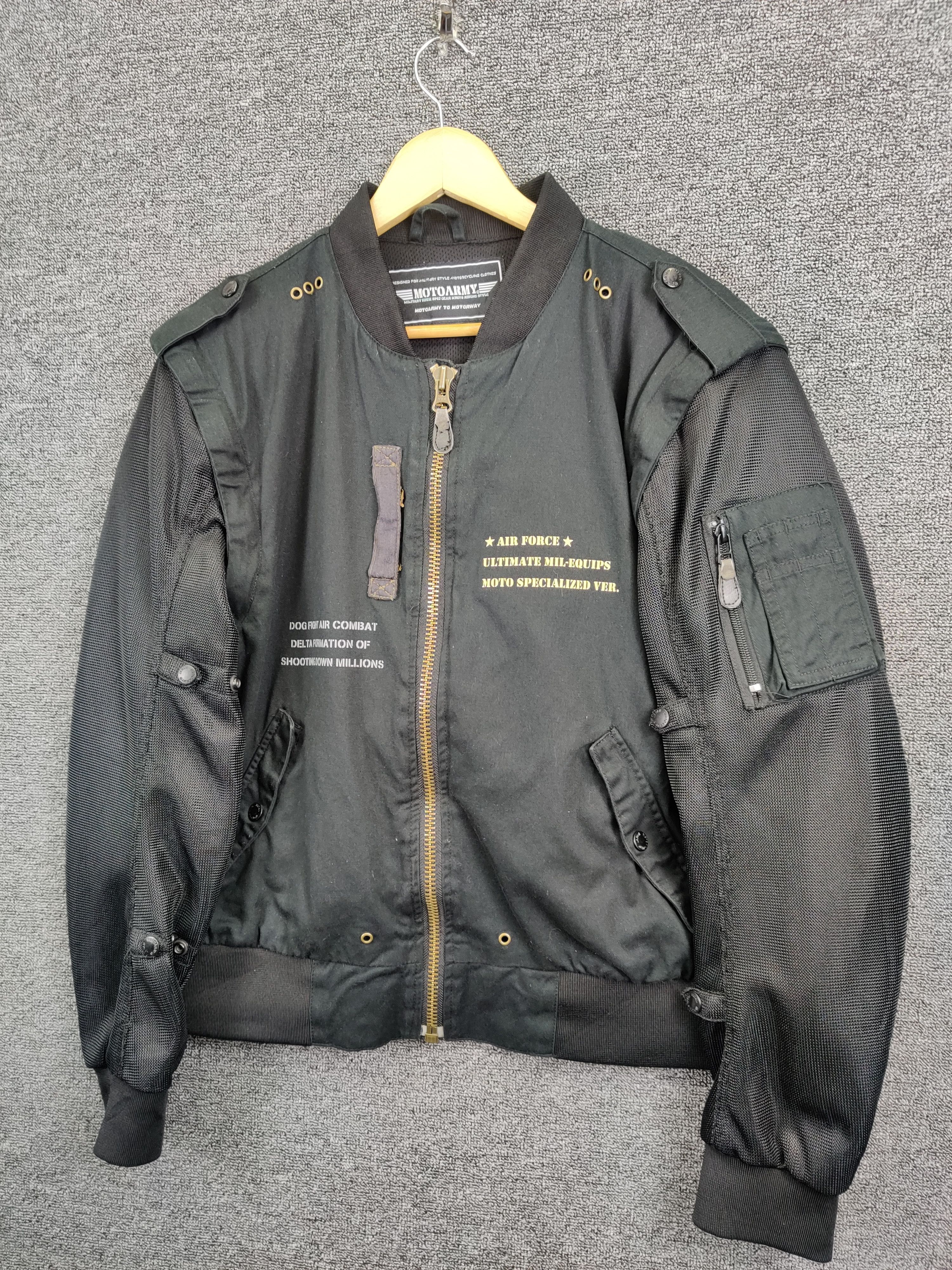 Vintage Vintage Moto Army Military Ma-1 Ridding Jacket Size US M / EU 48-50 / 2 - 2 Thumbnail