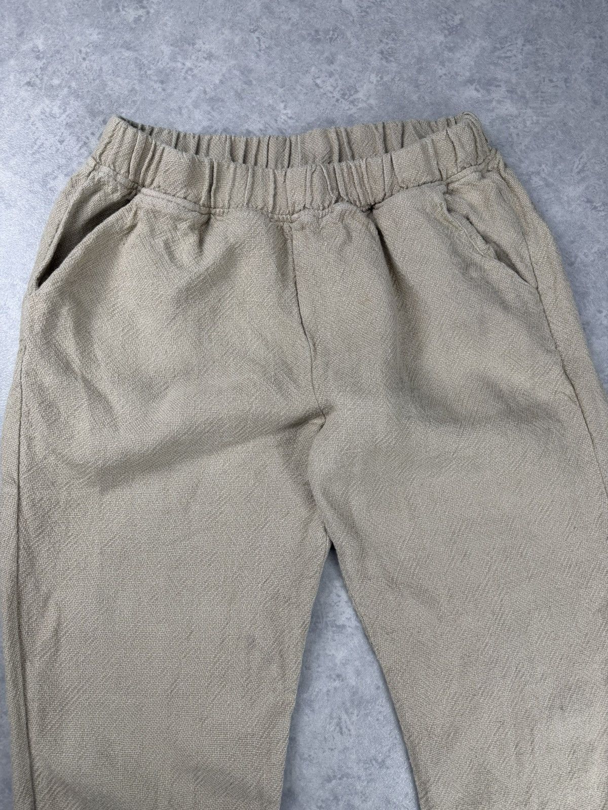 Other Ateliers Francais de Confection Linen Pants Beige Size 3 Size 30" / US 8 / IT 44 - 3 Thumbnail