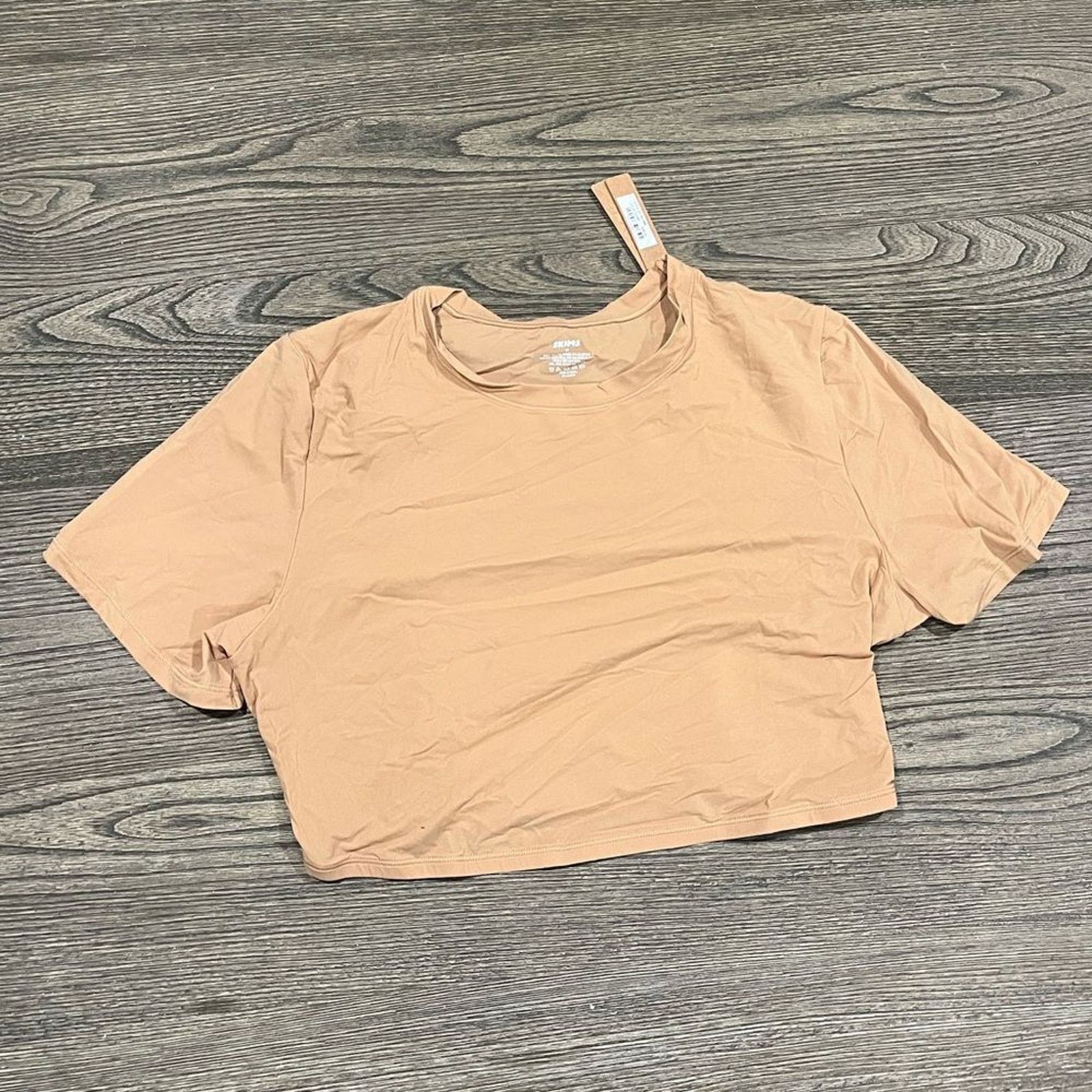 SKIMS NWT Skims Fits Everybody Super Cropped T-Shirt Ochre 2X Size XXL / US 16-18 / IT 52-54 - 1 Thumbnail