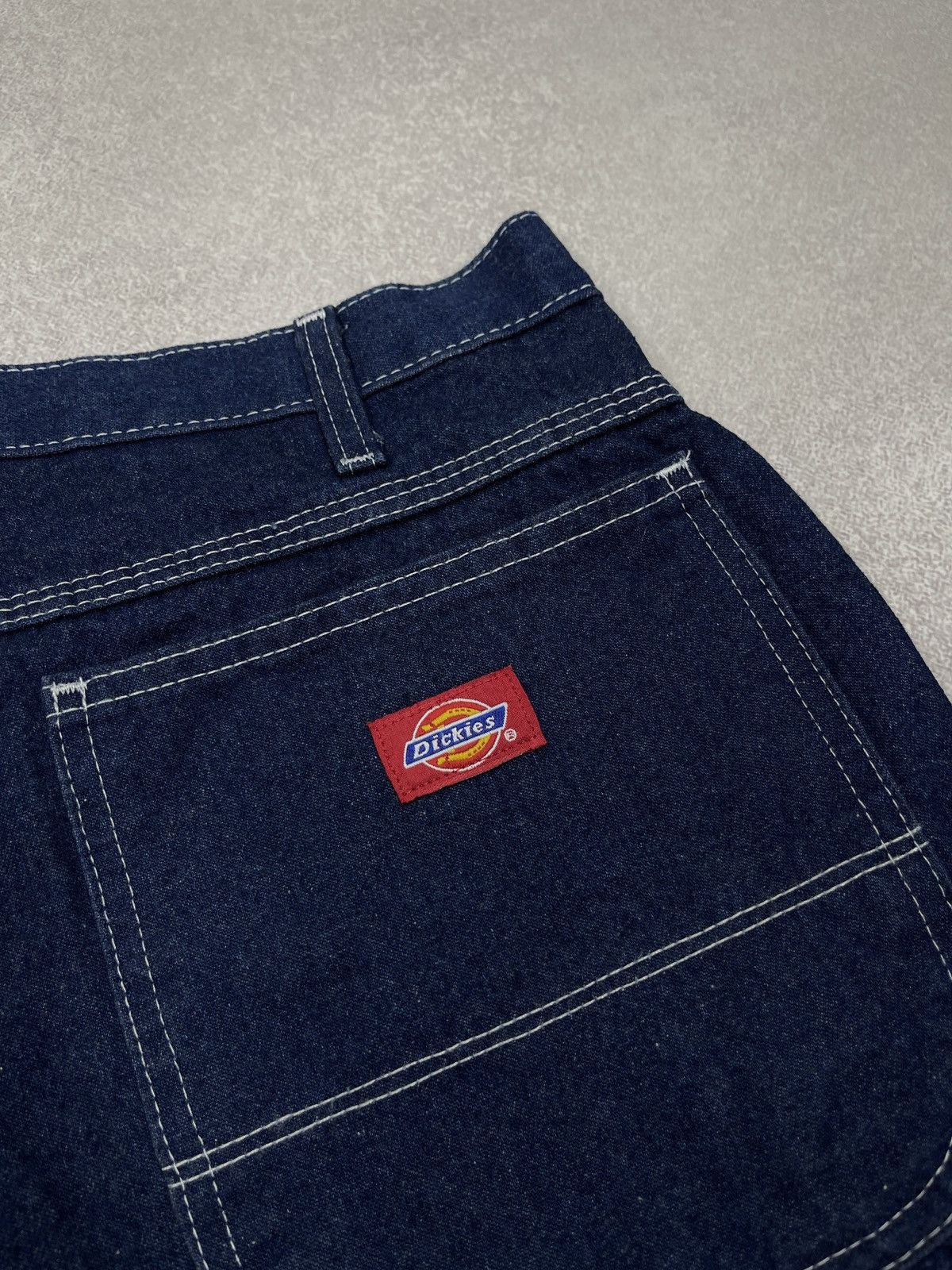 Dickies Vintage Dickies Carpenter Denim Shorts Navy U3994RN Size US 36 / EU 52 - 4 Thumbnail