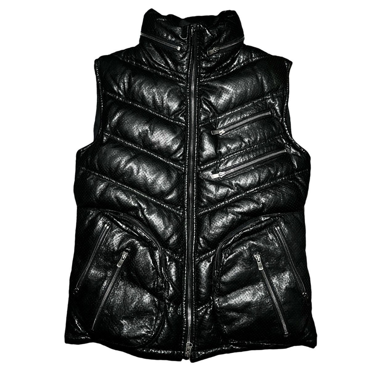 00s Yasuyuki Ishii jilet vest drape hood Yasuyuki ishii yasuyuki - Gem 