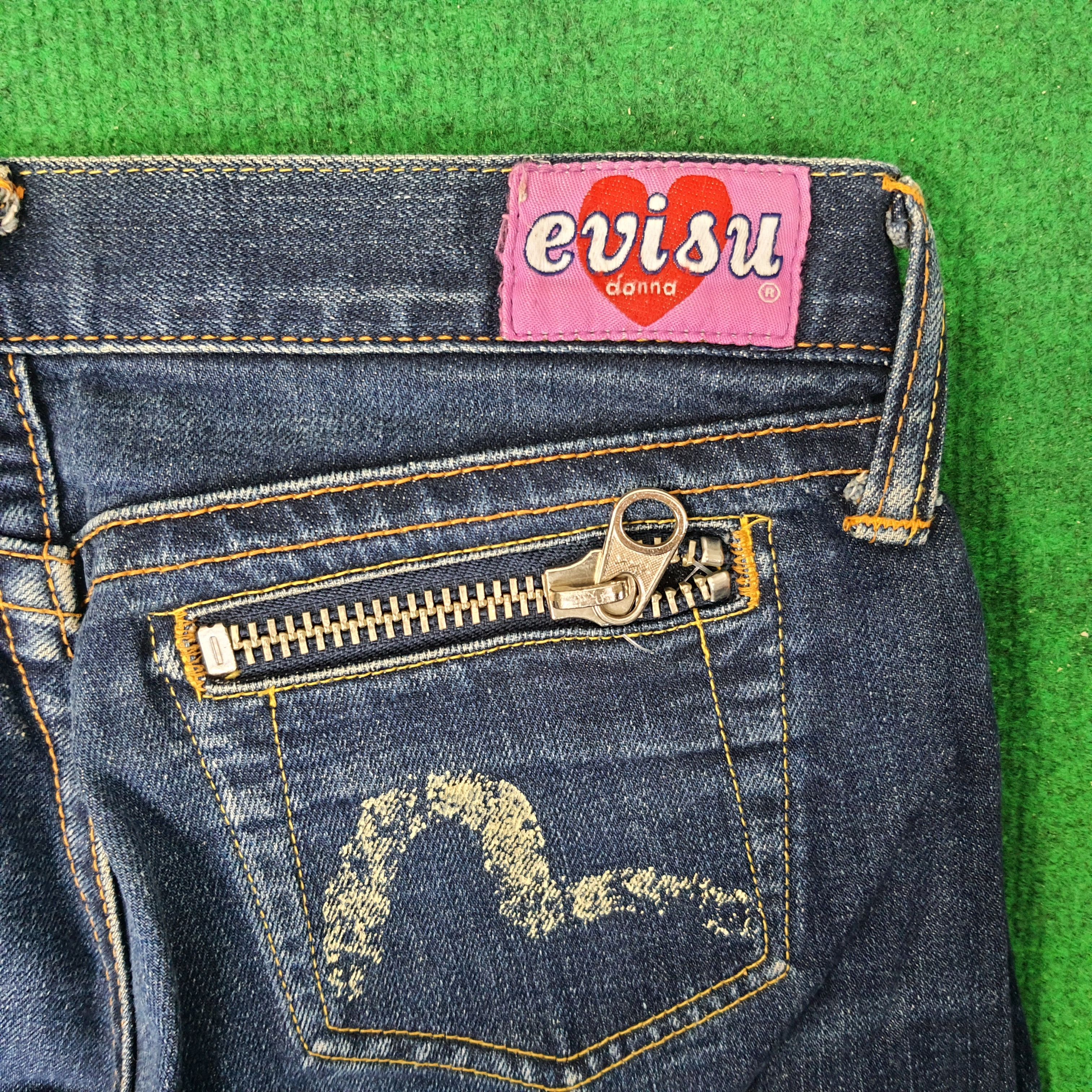 Evisu Evisu Donna Boot Cut Selvedge Custom Daicock Jeans C228N24 Size 28" / US 6 / IT 42 - 5 Thumbnail
