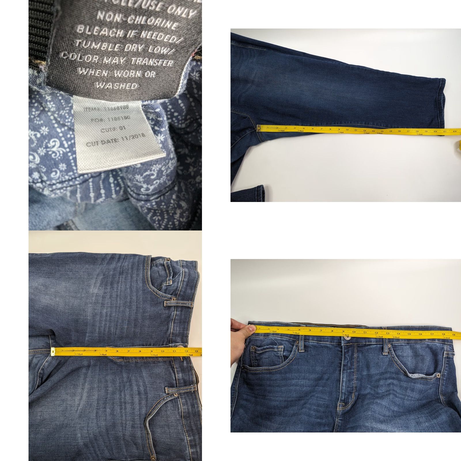Torrid Torrid Jeans Skinny Premium Sky High Medium Wash Blue Women 20 Plus Stretch Zipper Adults Womens Size 42" / US 20 - 8 Thumbnail
