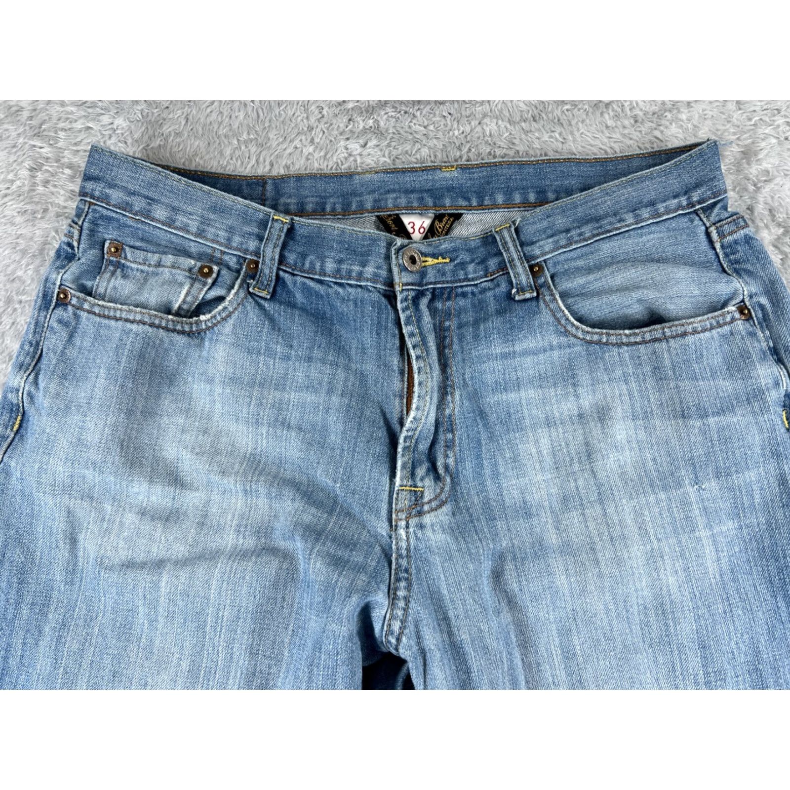 Lucky Brand Lucky Brand Jeans Mens 36 Blue Denim Piper Straight Leg Cotton 34x27 READ Size US 36 / EU 52 - 4 Thumbnail