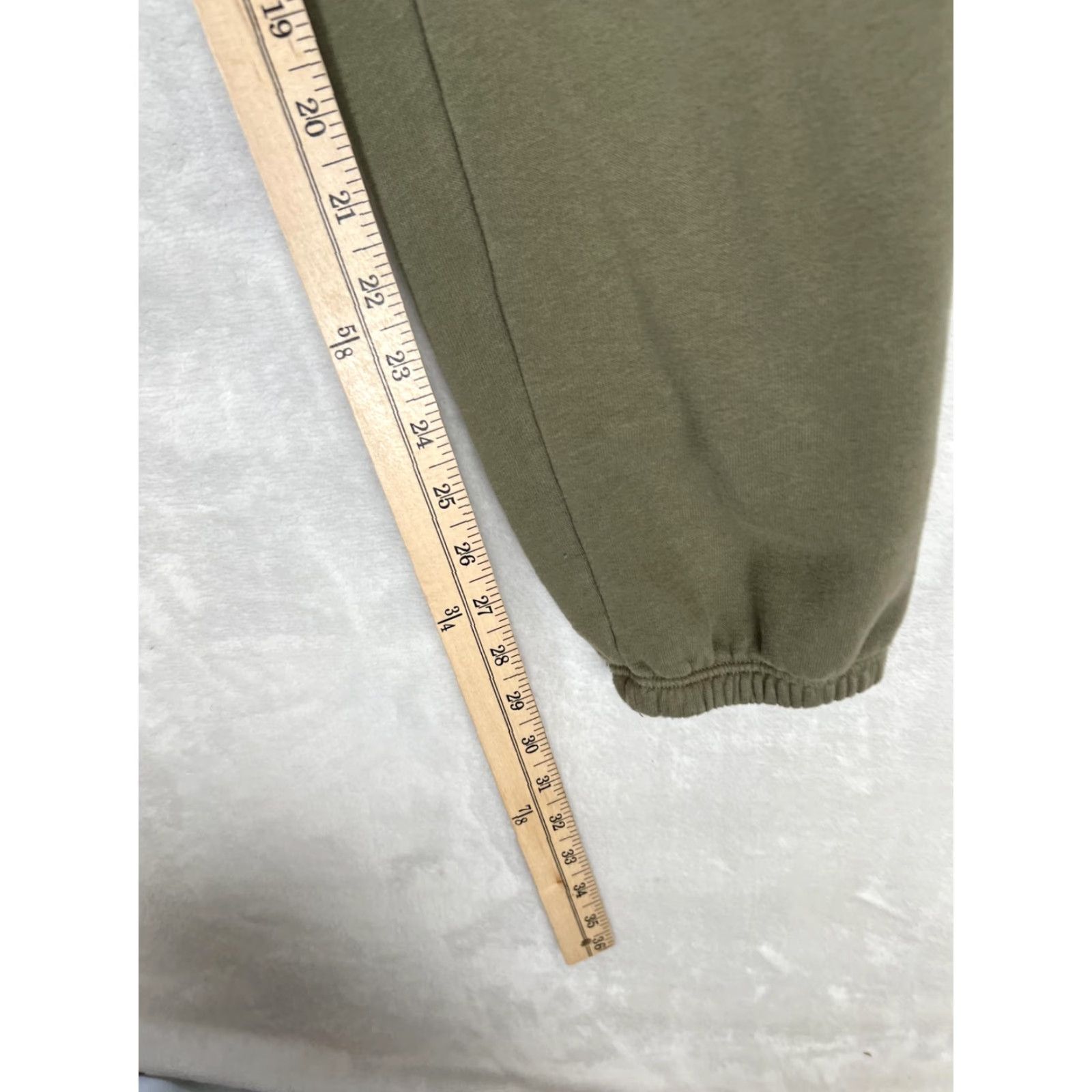 Abercrombie & Fitch Abercrombie & Fitch Sweatpants Womens M Green Fleece Soft A&F Joggers Logo Size 32" / US 10 / IT 46 - 3 Thumbnail