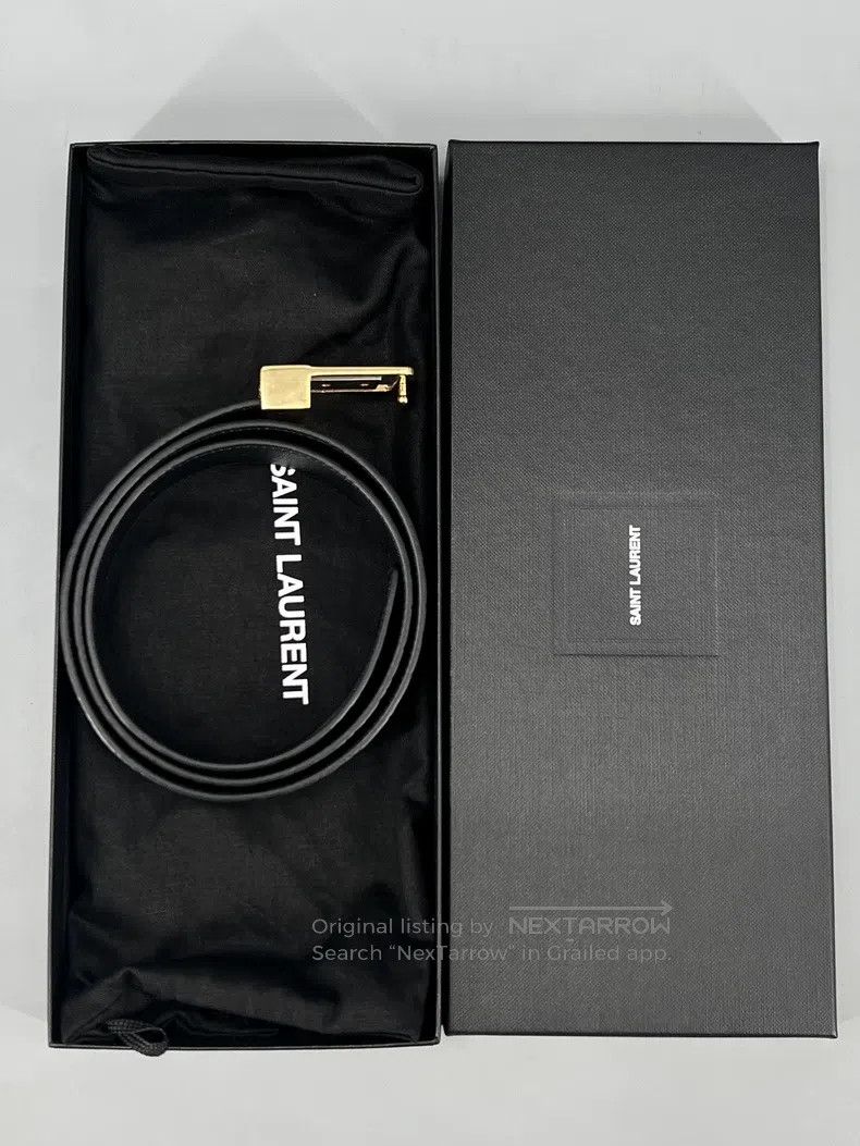 Saint Laurent Paris Saint Laurent Paris Belt i Size ONE SIZE - 2 Thumbnail