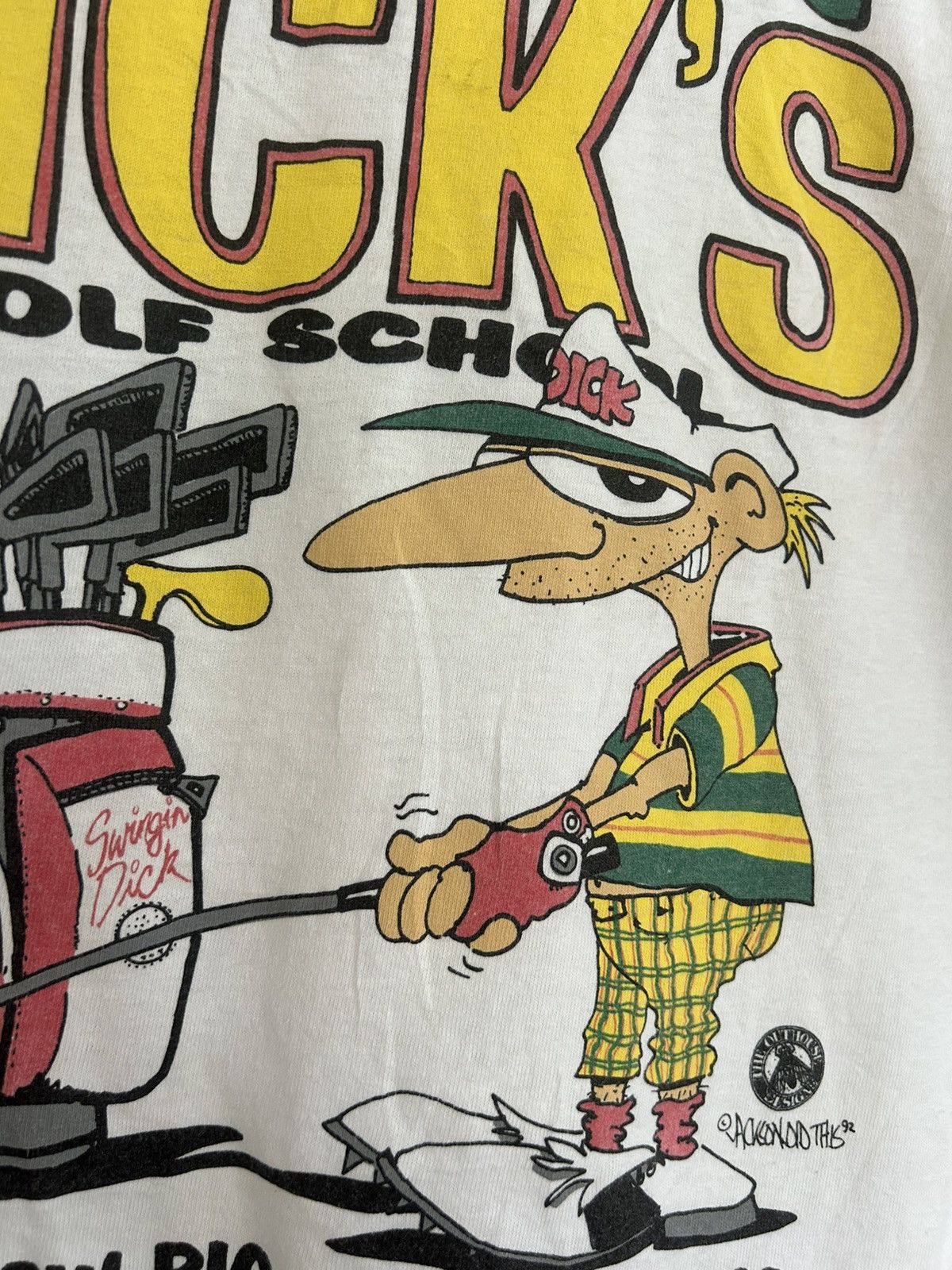 Vintage Vintage Swingin’ Dicks Golf School Graphic T-shirt Size US M / EU 48-50 / 2 - 6 Thumbnail