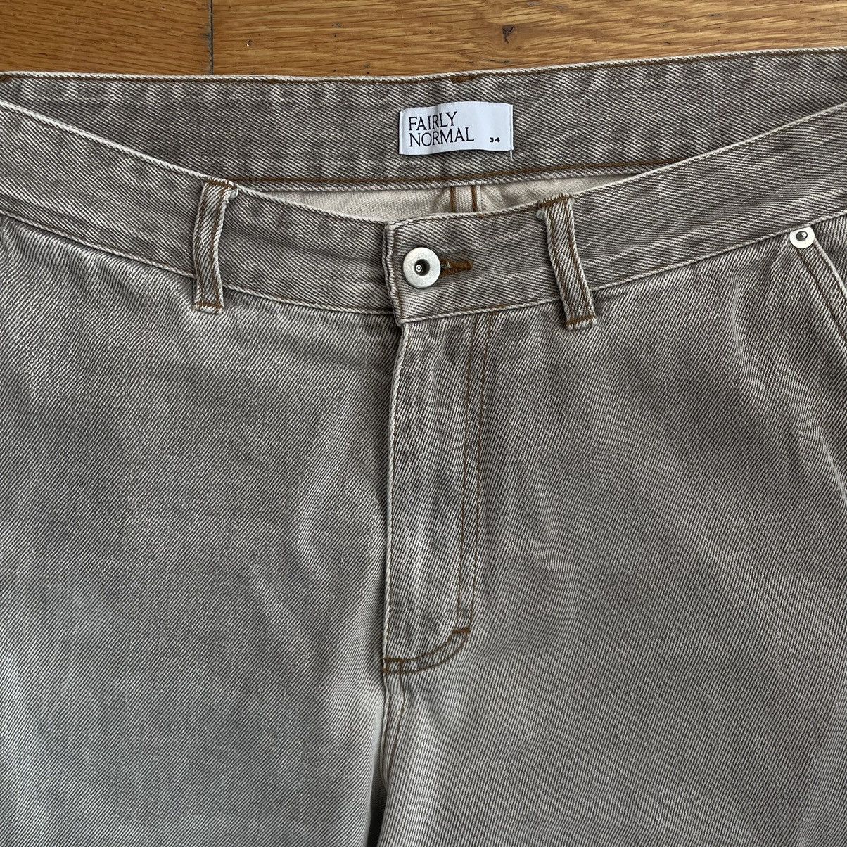 Other Fairly Normal Beige Jeans Size US 32 / EU 48 - 3 Thumbnail