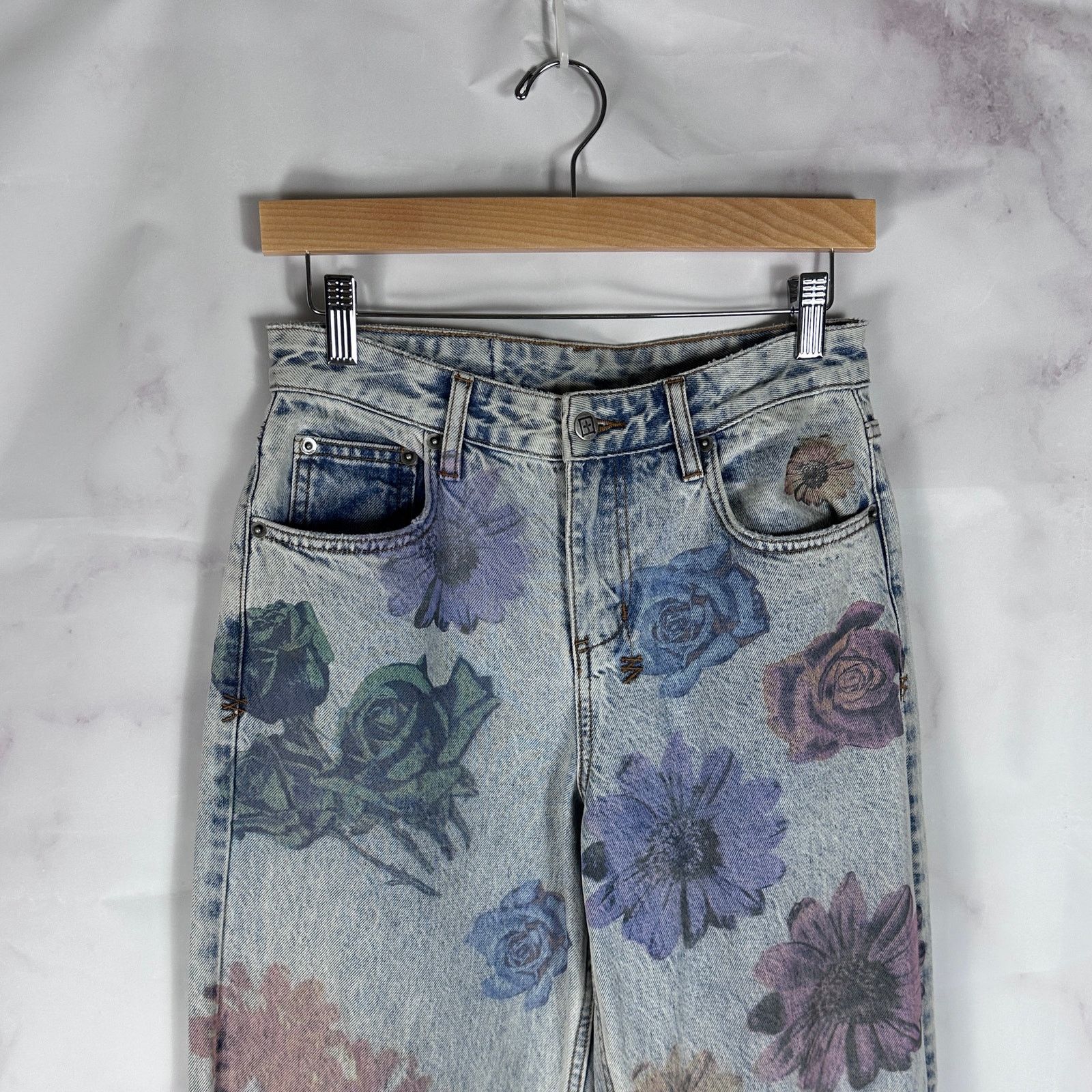 Ksubi Low Rider Cyberflora Denim Size US 28 / EU 44 - 2 Thumbnail