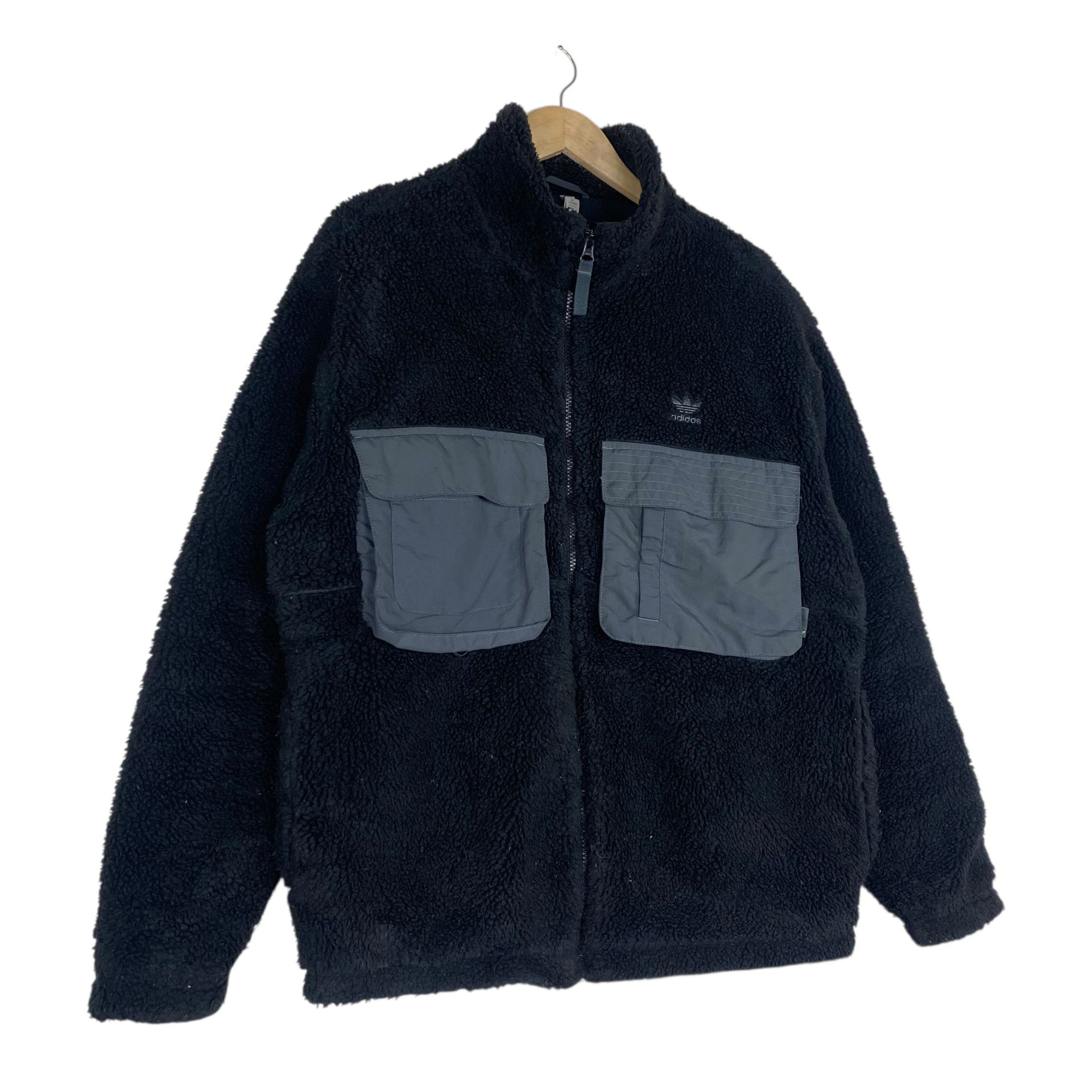 Adidas 💥BOA FLEECE ADIDAS DEEPILE ZIPPER JACKET Size US L / EU 52-54 / 3 - 3 Thumbnail