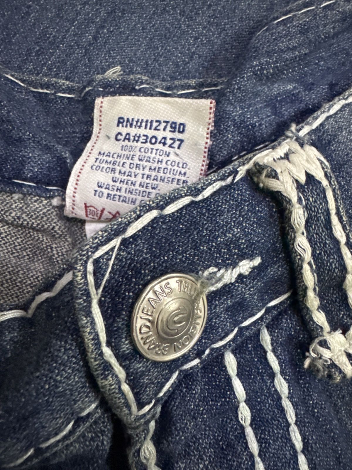 True Religion TRUE RELIGION Billy Big T Super Denim Jeans Size US 30 / EU 46 - 17 Thumbnail