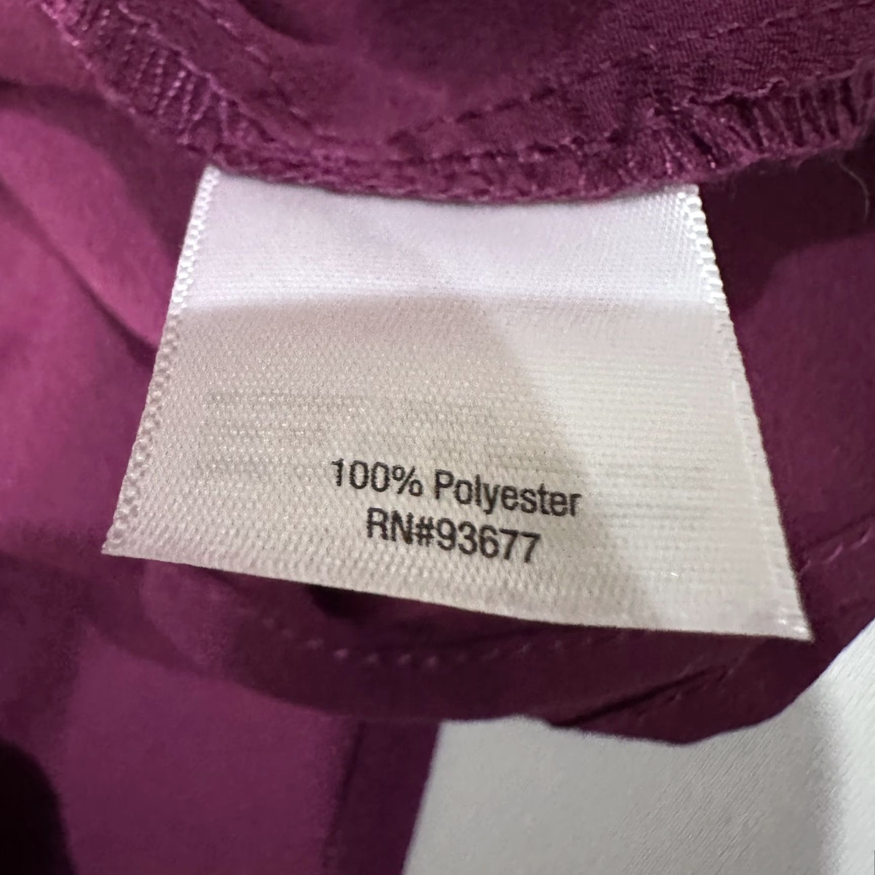 Vintage ANA Blouse Womens Plus 2X Purple Tunic Collared Lace Panel Long Sleeve Feminine Vintage: No (remove) Size XXL / US 16-18 / IT 52-54 - 5 Thumbnail