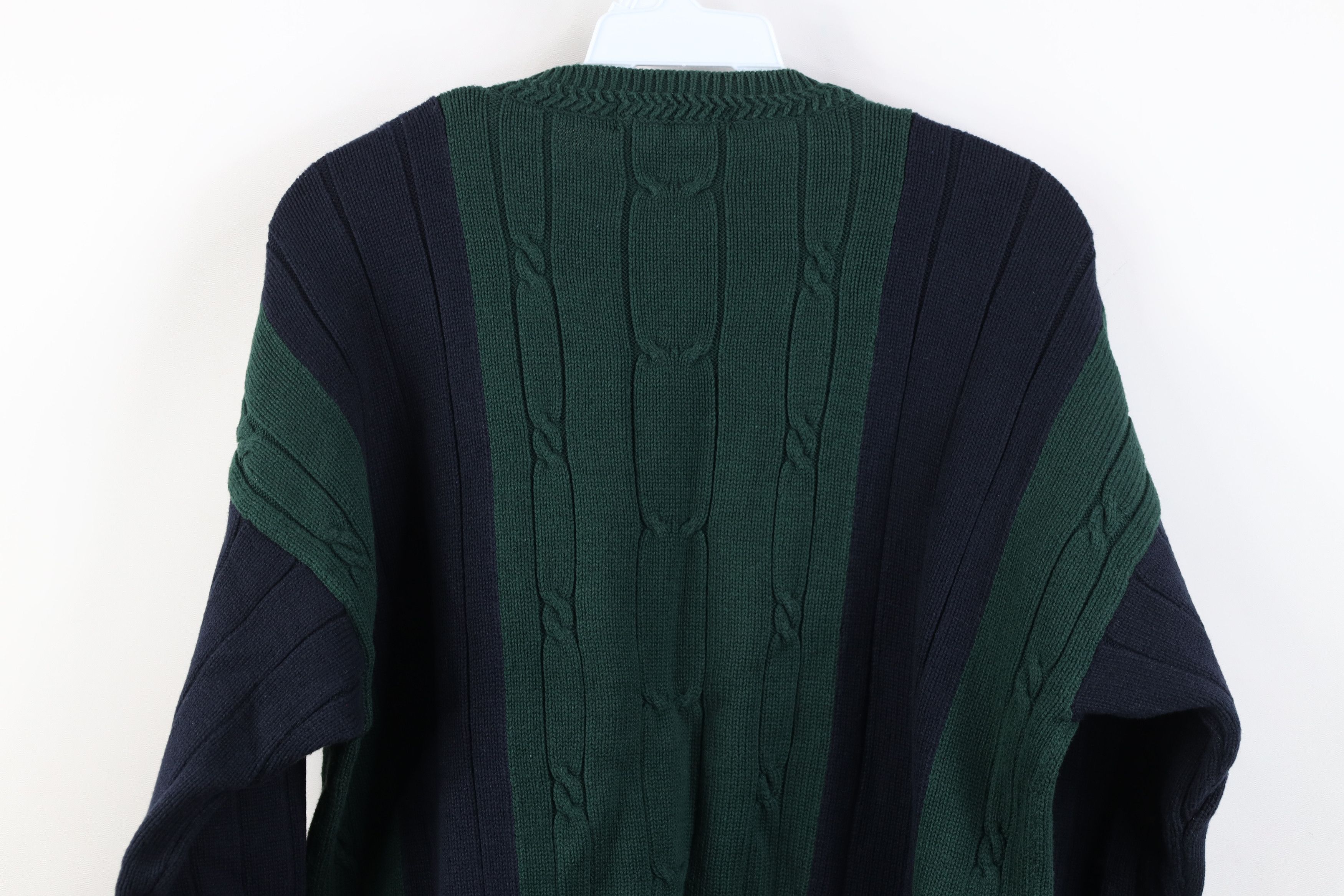 Nautica Vintage 90s Nautica Cable Knit Crewneck Sweater Cotton Size US S / EU 44-46 / 1 - 10 Thumbnail