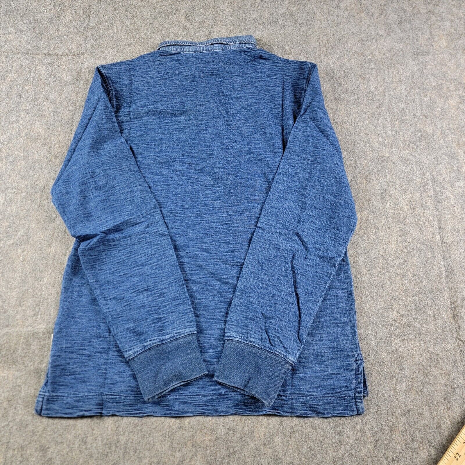 Todd Snyder Todd Snyder Medium Indigo Rugby Polo Shirt Long Sleeve NWT Size US XS / EU 42 / 0 - 3 Thumbnail