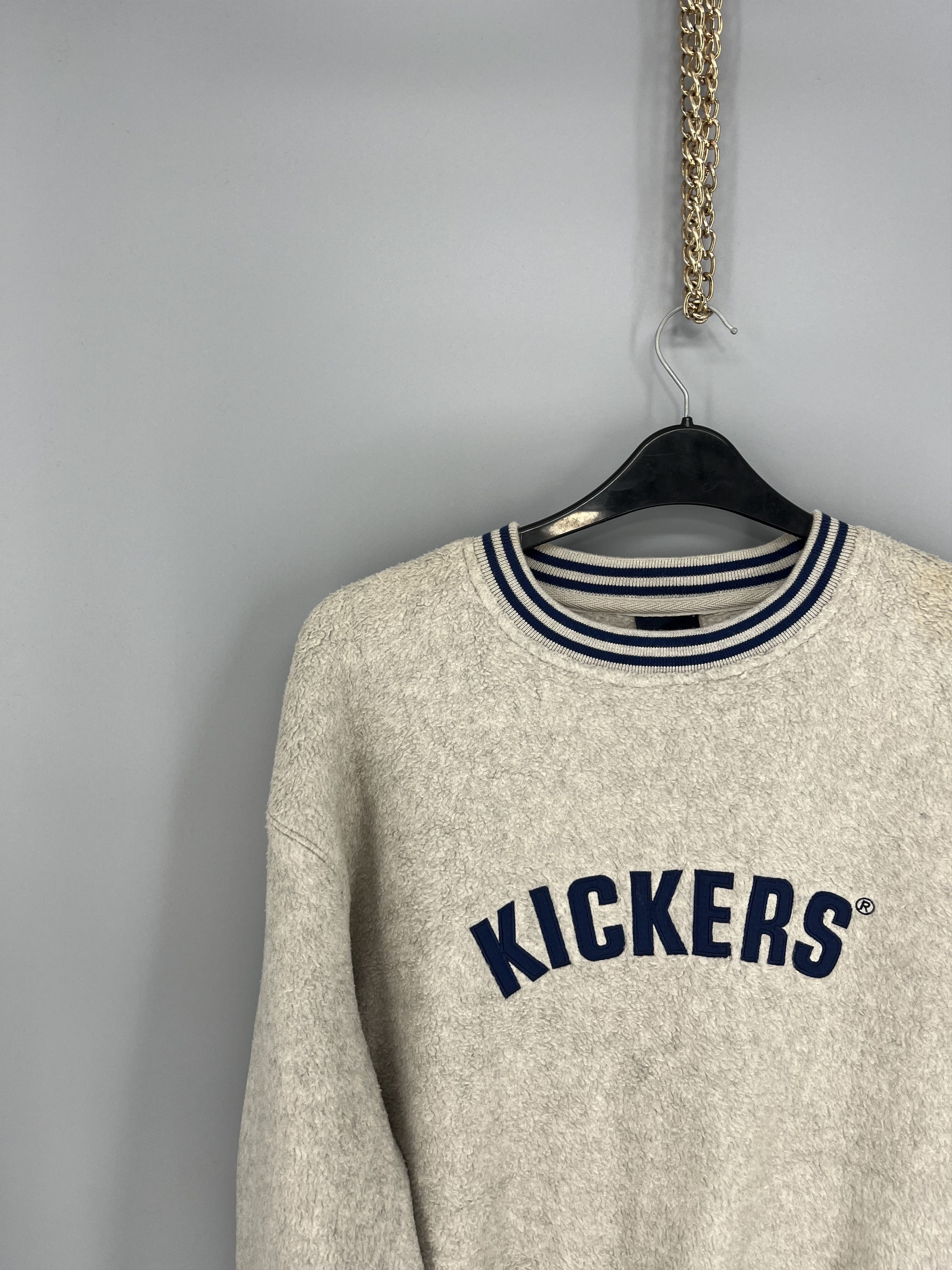 Kickers Vintage KICKERS LOGO FLEECE SWEATSHIRT SHERPA OLD 90s y2k Size US M / EU 48-50 / 2 - 4 Thumbnail