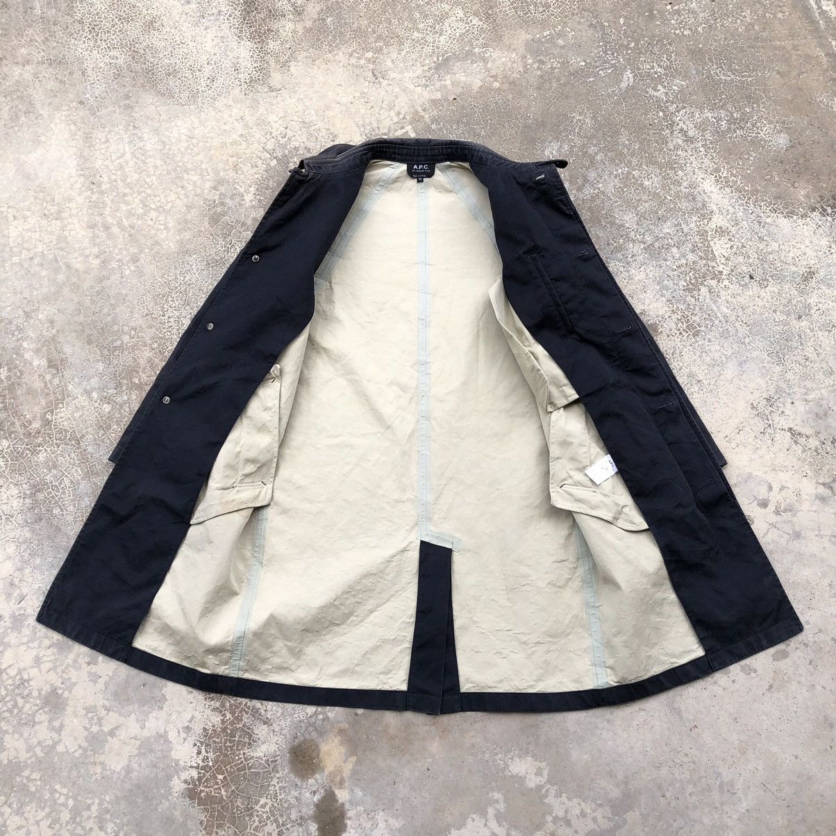 A.P.C. × Designer A.P.C. Rue Madame Paris Raincoat Long Jacket Size US XS / EU 42 / 0 - 3 Thumbnail