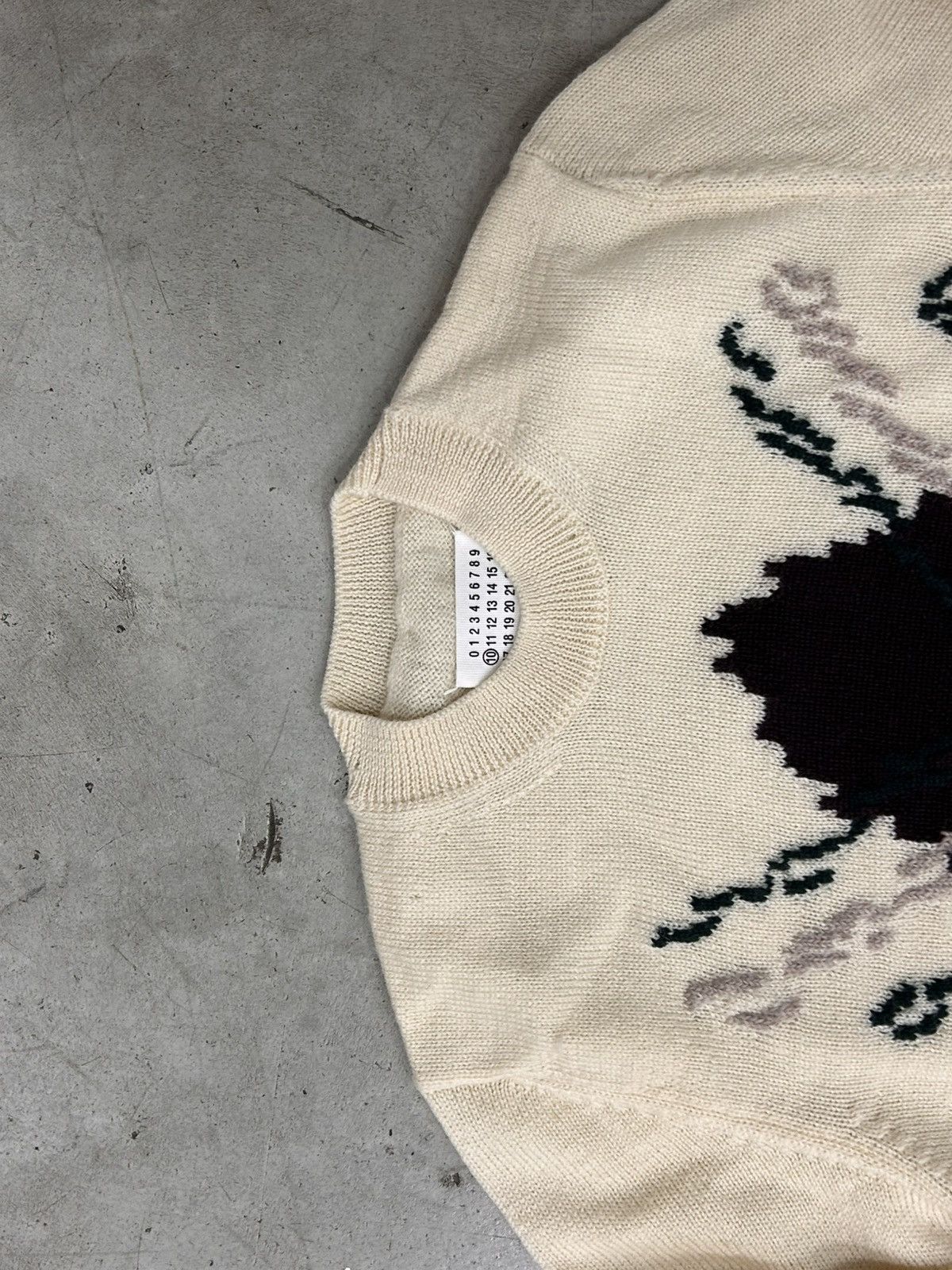 Maison Margiela Margiela wool knitted sweater [Preloved - AW2016 - Diamond] Size US M / EU 48-50 / 2 - 5 Thumbnail