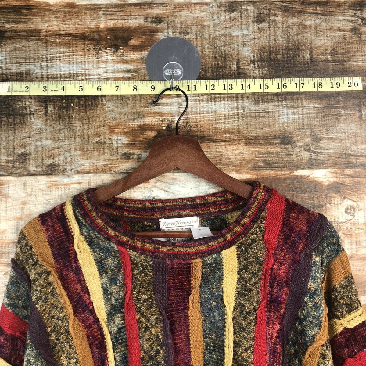 Homespun Knitwear DL Norm Thompson Tundra Jerry Lane Beige Knitwear #C668 Size US XL / EU 56 / 4 - 4 Thumbnail