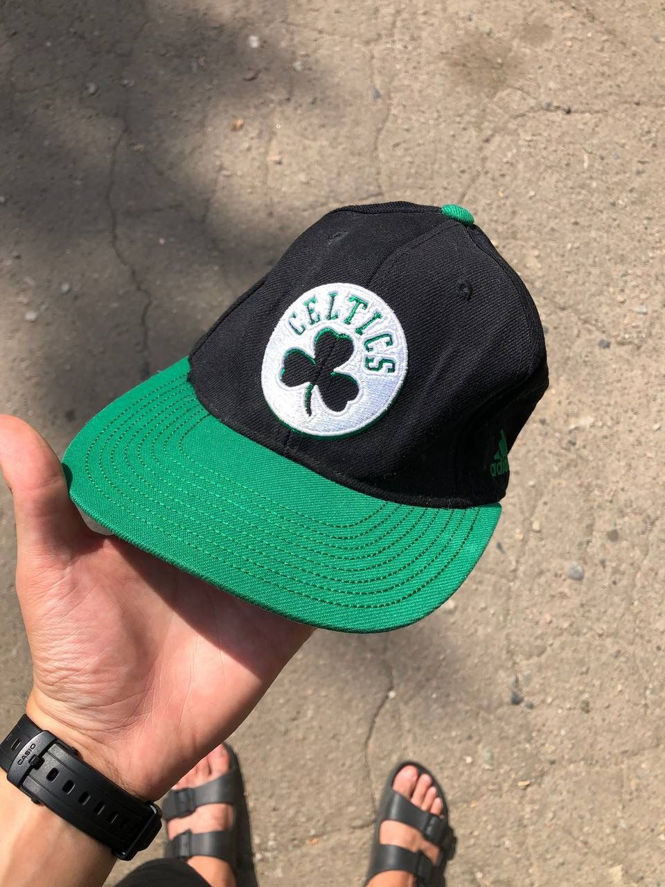 Adidas × Vintage VERY RARE ADIDAS BOSTON CELTIC NBA CAP Y2K 90s BASKETBALL Size ONE SIZE - 2 Thumbnail