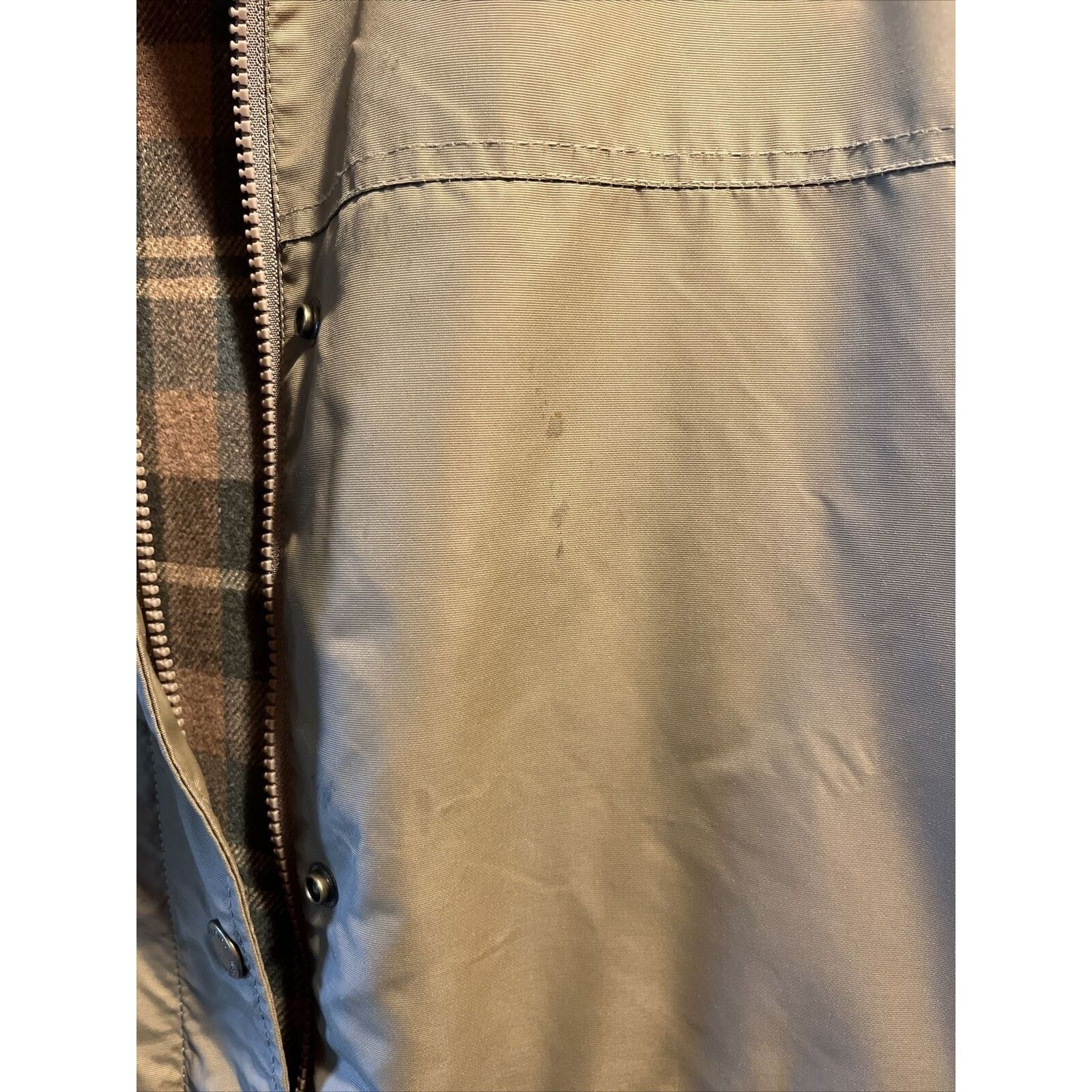 Woolrich Woolen Mills Woolrich Women L Brown Long Sleeve Full Zip Wool Line Jacket Size L / US 10 / IT 46 - 6 Thumbnail