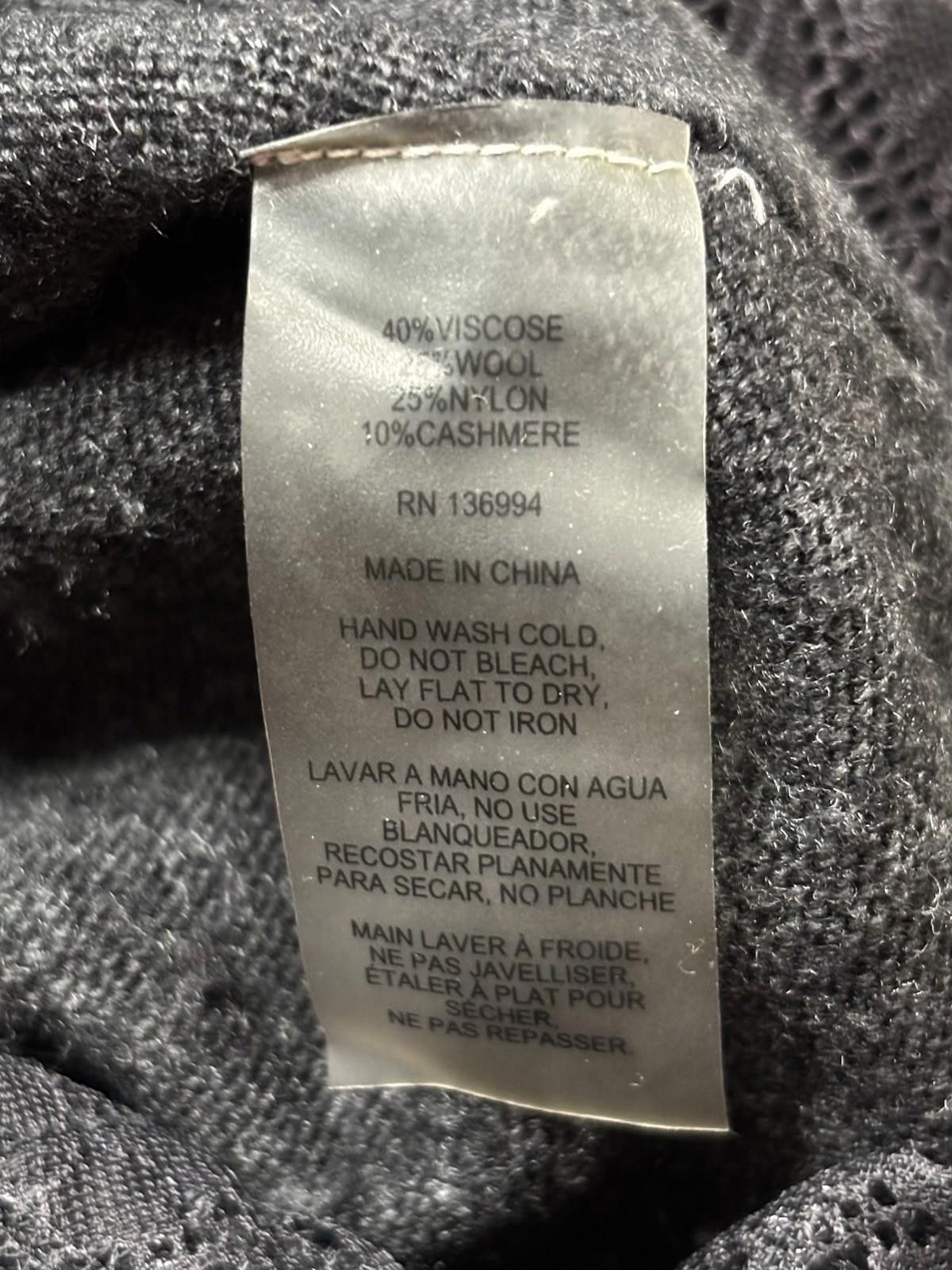 Sonia Rykiel Sioni Sweater Womens Medium Wool Cashmere Blend Lace Hem Size M / US 6-8 / IT 42-44 - 8 Thumbnail