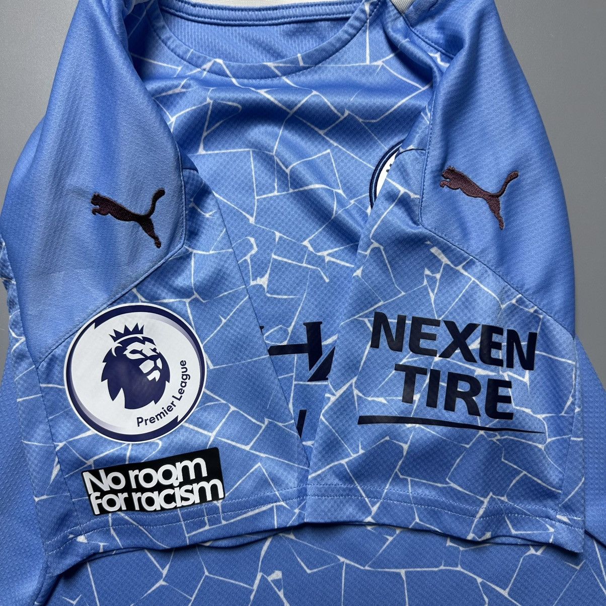 Puma MAN CITY PUMA 2020/2021 FOOTBALL HOME JERSEY #17 DE BRUYNE Size US M / EU 48-50 / 2 - 7 Thumbnail