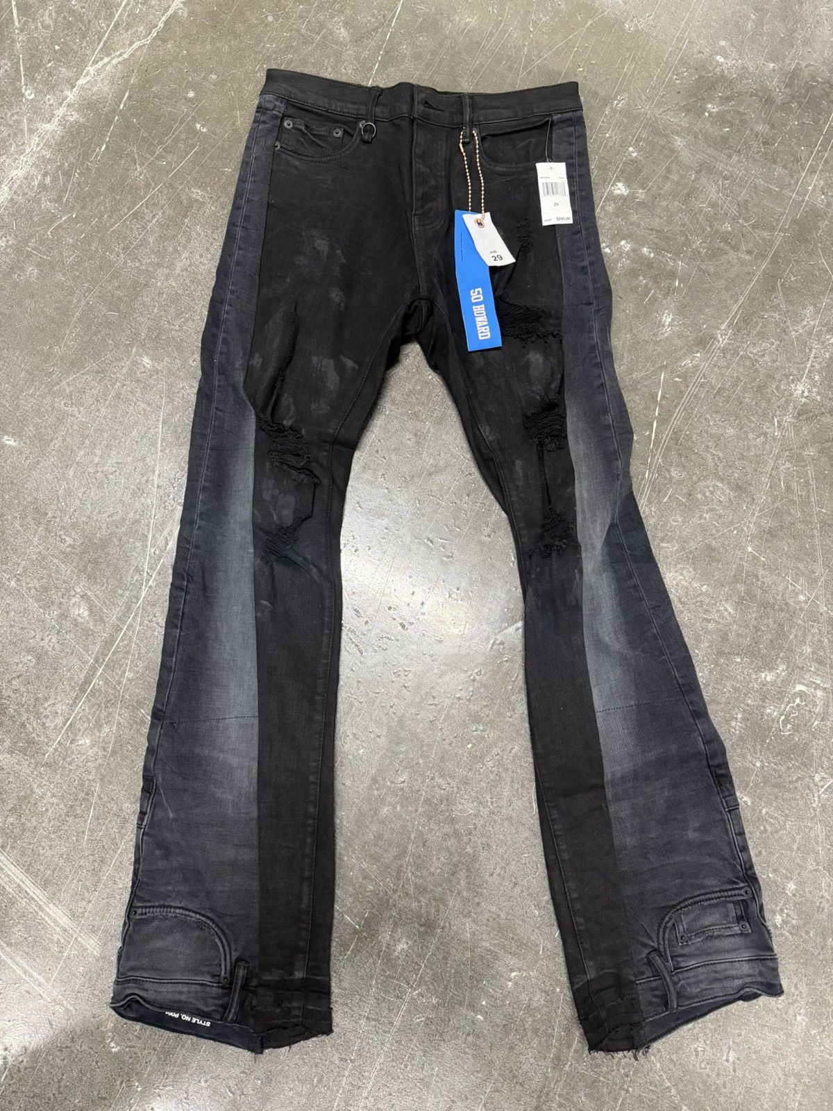 Purple Brand Purple Upside Down Flare Jeans | Blue Label | Grailed