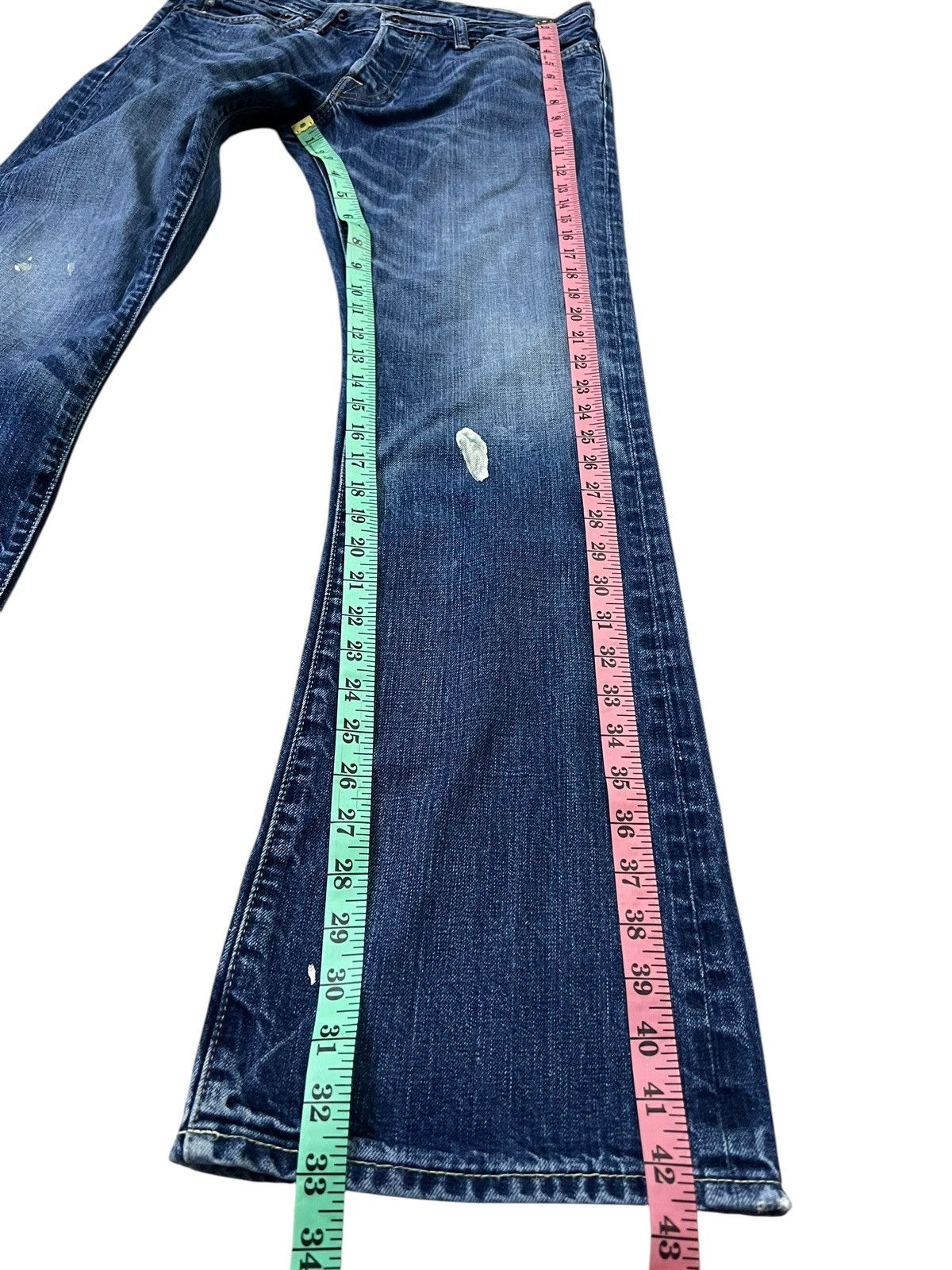 Abercrombie & Fitch × If Six Was Nine × Seditionaries ABERCROMBIE & FITCH FLARE PAINTER DENIM RARE Size US 33 - 15 Thumbnail