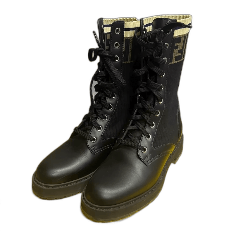 Fendi Fendi Black Comfortable Martin Boots Size 36 Size US 6 / IT 36 - 1 Thumbnail