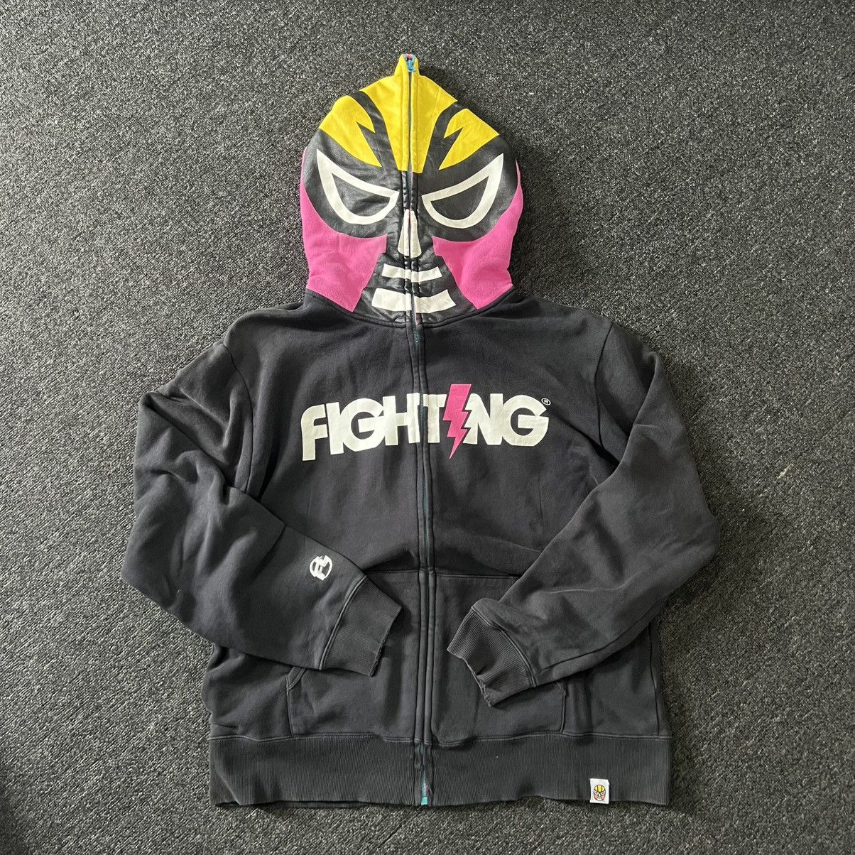 Vintage Vintage Laundry Full Zipper Mask Wrestling Hoodie Size US L / EU 52-54 / 3 - 1 Thumbnail
