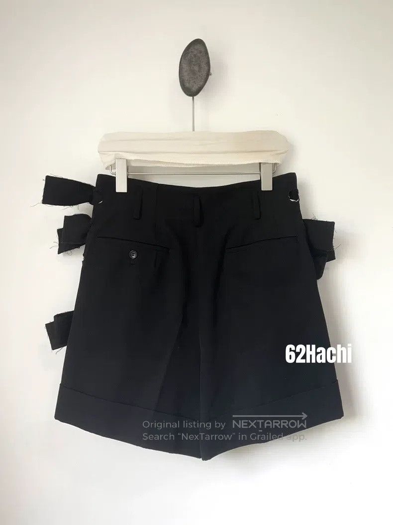 Comme des Garcons Comme Des Garcons size S Bow Tie Wool Material Black Shorts Size 22" - 2 Thumbnail