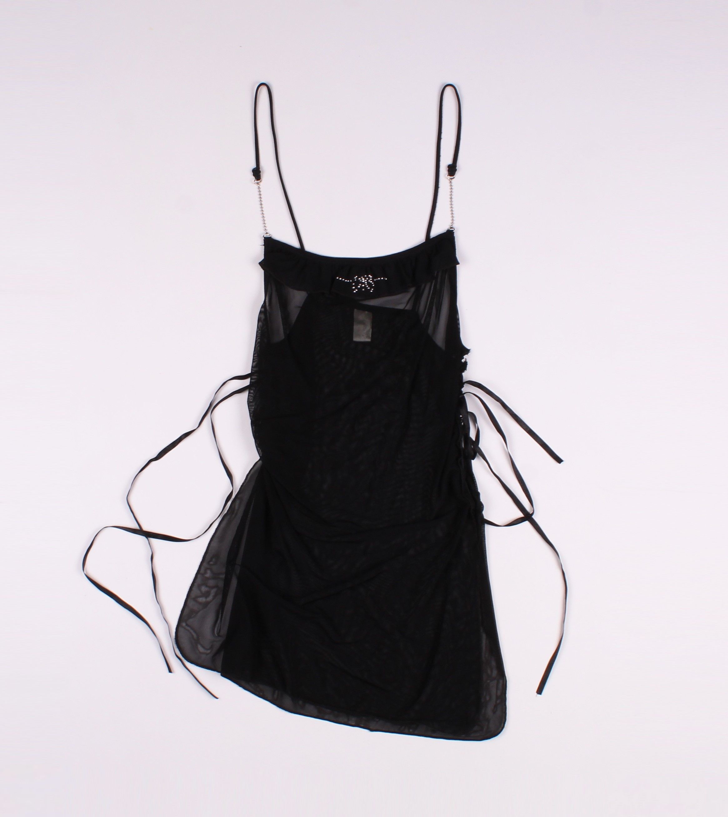 Vintage Vintage Sanselle Sexy Bondage Mesh Goth Cami Top Size M / US 6-8 / IT 42-44 - 4 Thumbnail