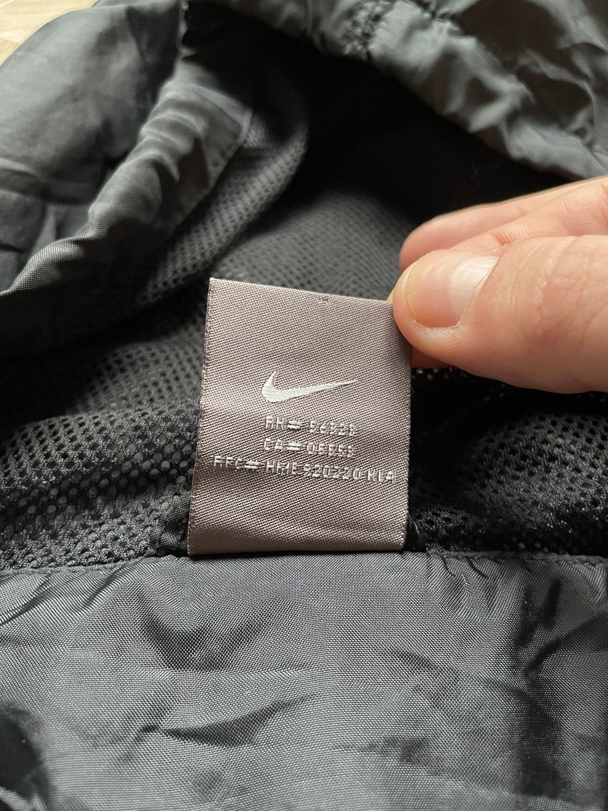 Nike × Vintage Vintage 2000s Nike Jacket Mens Windbreaker Swoosh Logo Black Size US M / EU 48-50 / 2 - 10 Thumbnail