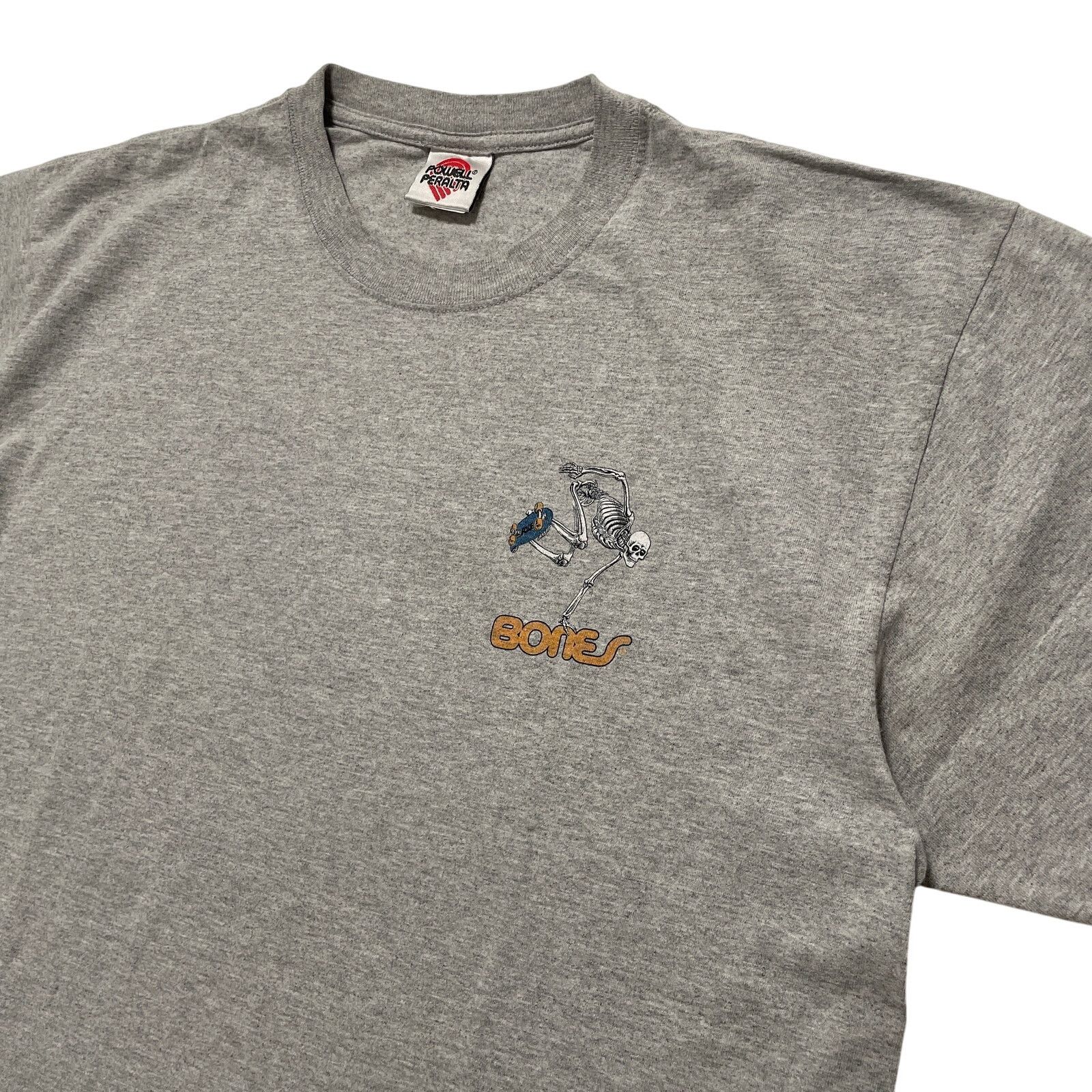 Powell Peralta VTG Y2K 2009 Powell Peralta Bones Grey Graphic T-Shirt XL Size US XL / EU 56 / 4 - 2 Thumbnail