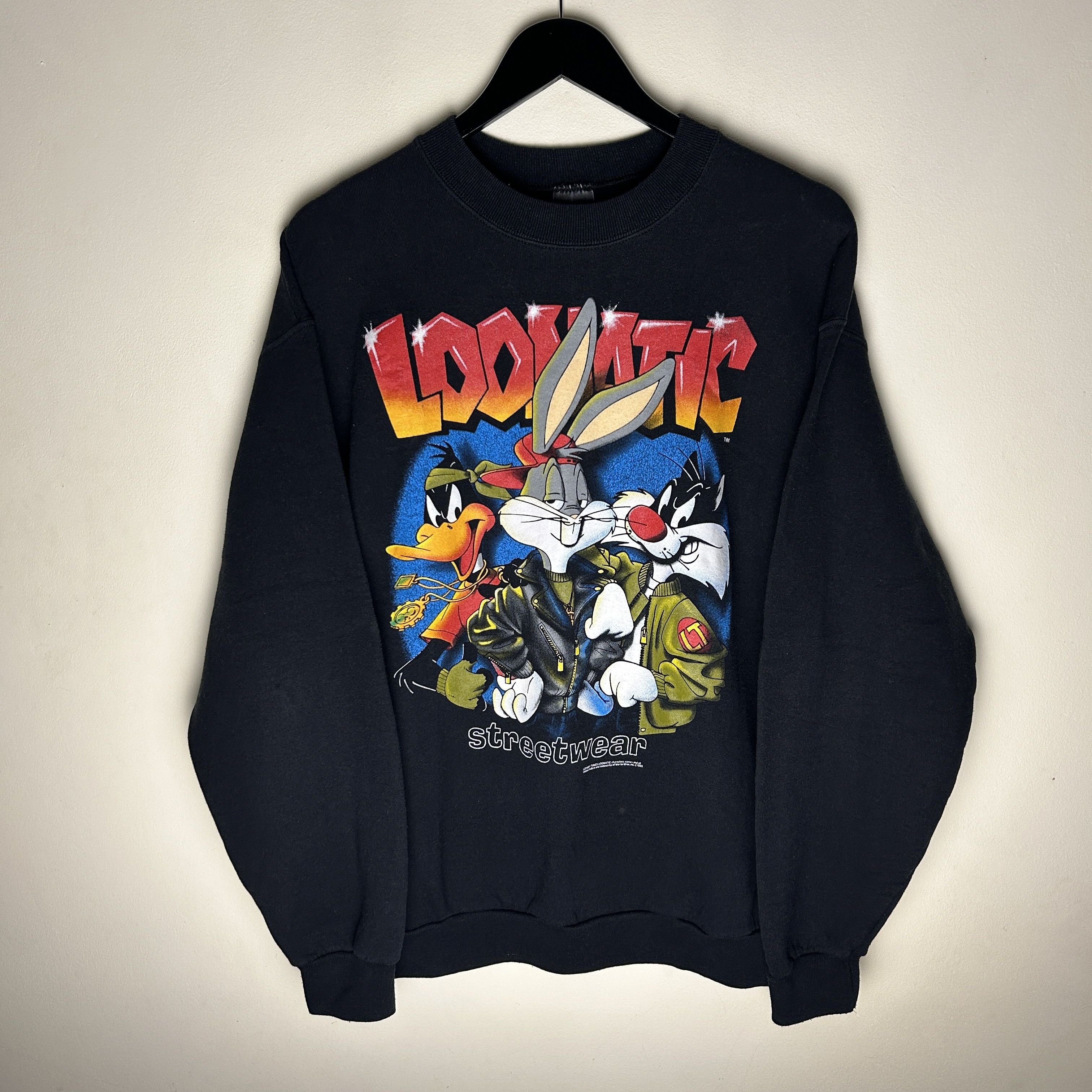 Vintage Looney Tunes Loonatic Streetwear 1992 Sweatshirt