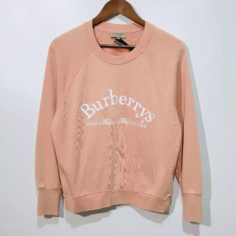 Burberry Burberry Women's Cotton Sweatshirt in Blush Pink Size M / US 6-8 / IT 42-44 - 1 Thumbnail