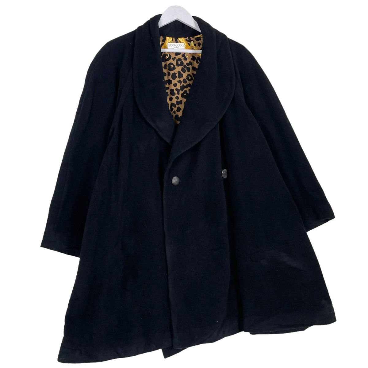 Japanese Brand × Other 💥STELLETTA LEOPARD LUXURY DESIGN BAGGY TRENCH COAT Size M / US 6-8 / IT 42-44 - 4 Thumbnail