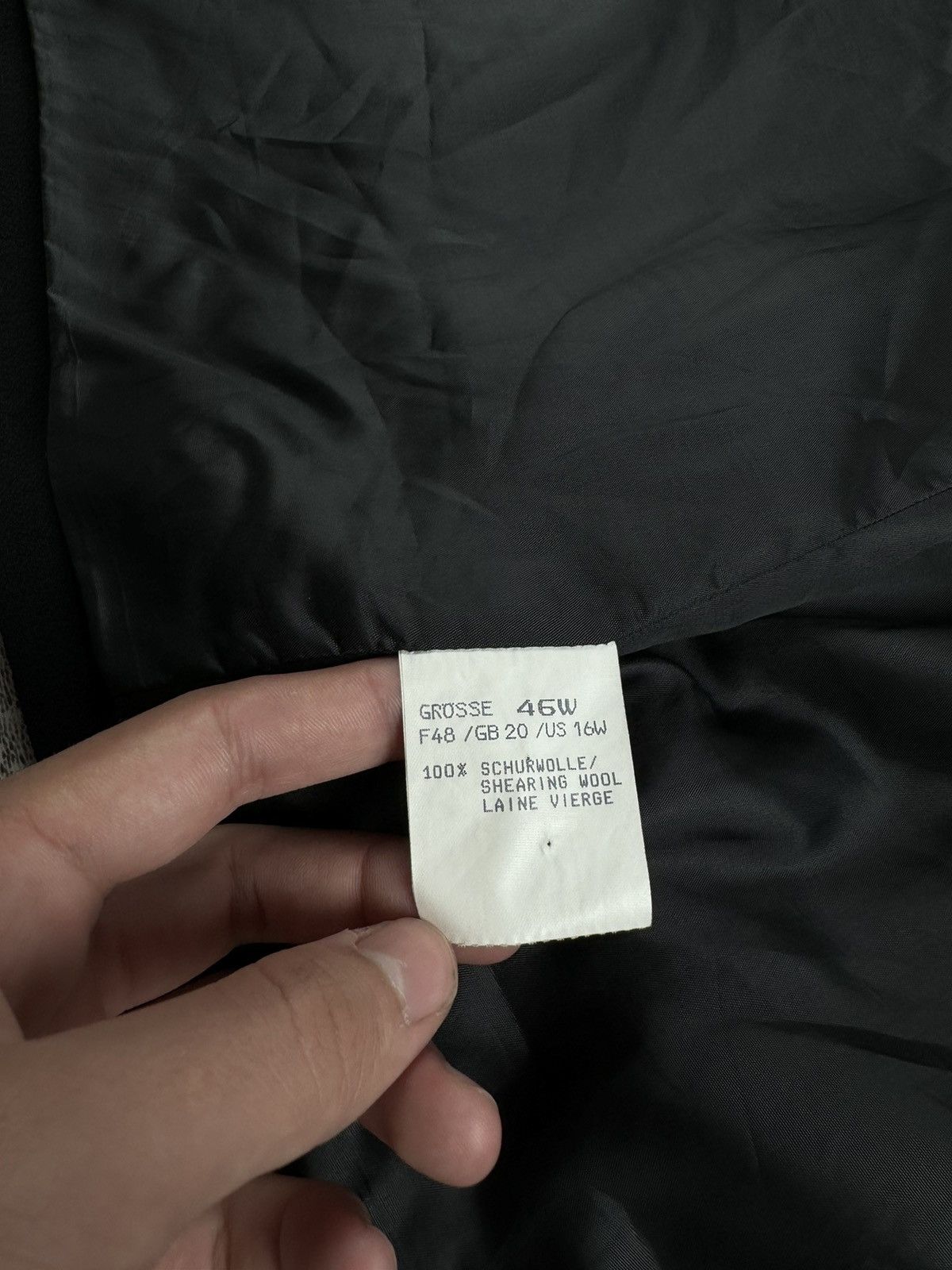 Givenchy 90S En Plus Givenchy Paris Basic 90S Blazer Suit Jacket Size XXL / US 16-18 / IT 52-54 - 7 Thumbnail