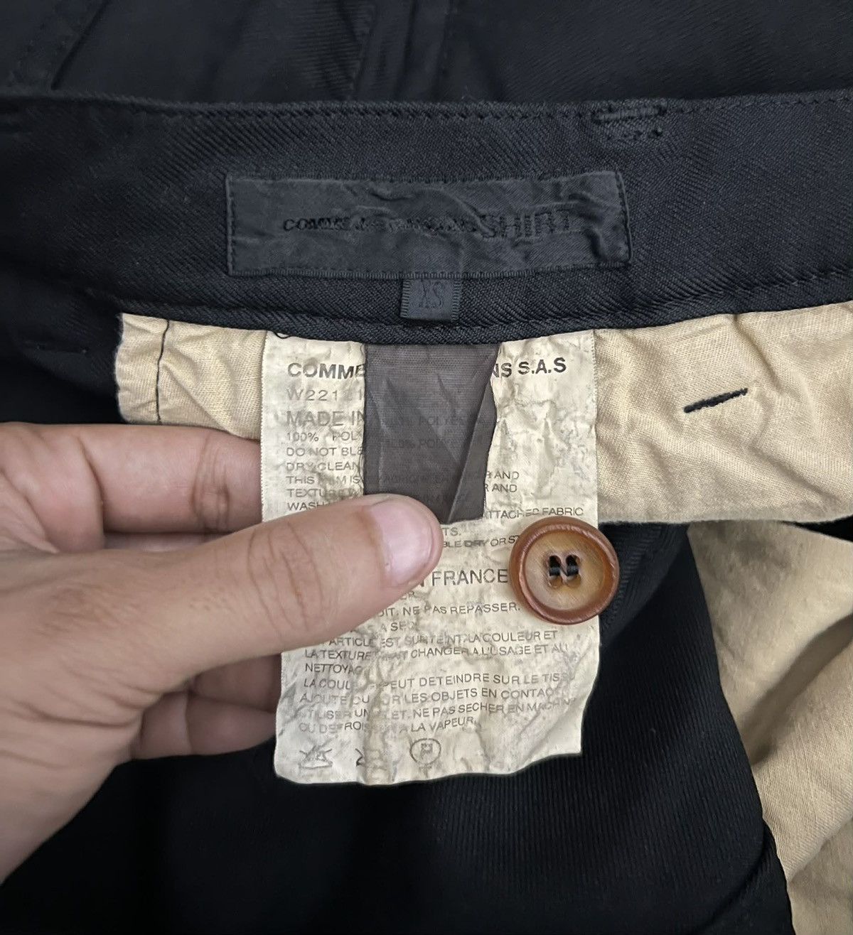 Comme des Garcons SHIRT Comme des Garçons Shirt - F/W21 Drop Crotch Utility Trouser Size US 34 / EU 50 - 9 Thumbnail