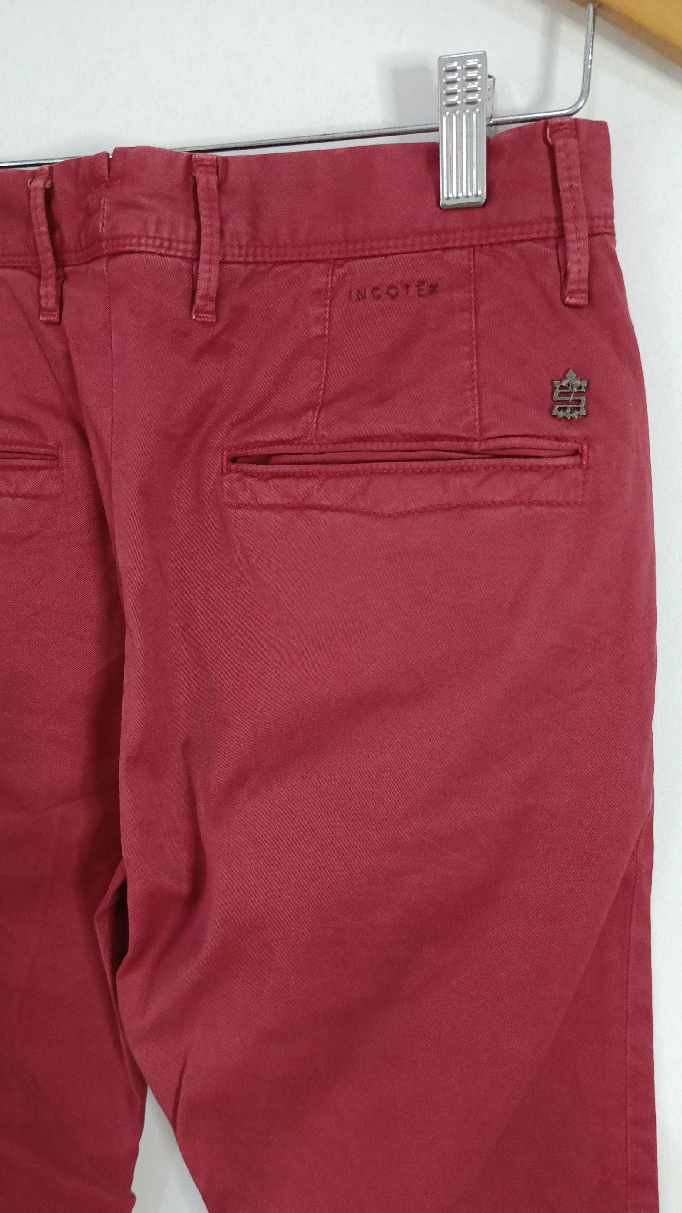 Incotex Incotex Slacks chino red slim fit Romania pants 30x28.5 Size US 30 / EU 46 - 6 Thumbnail