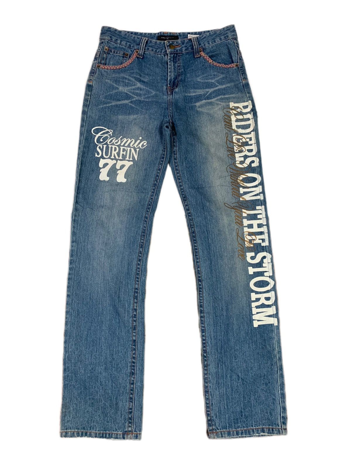 image of Hysteric Glamour x If Six Was Nine In The Attic Homme Patchwork in Denim, Men's (Size 34)