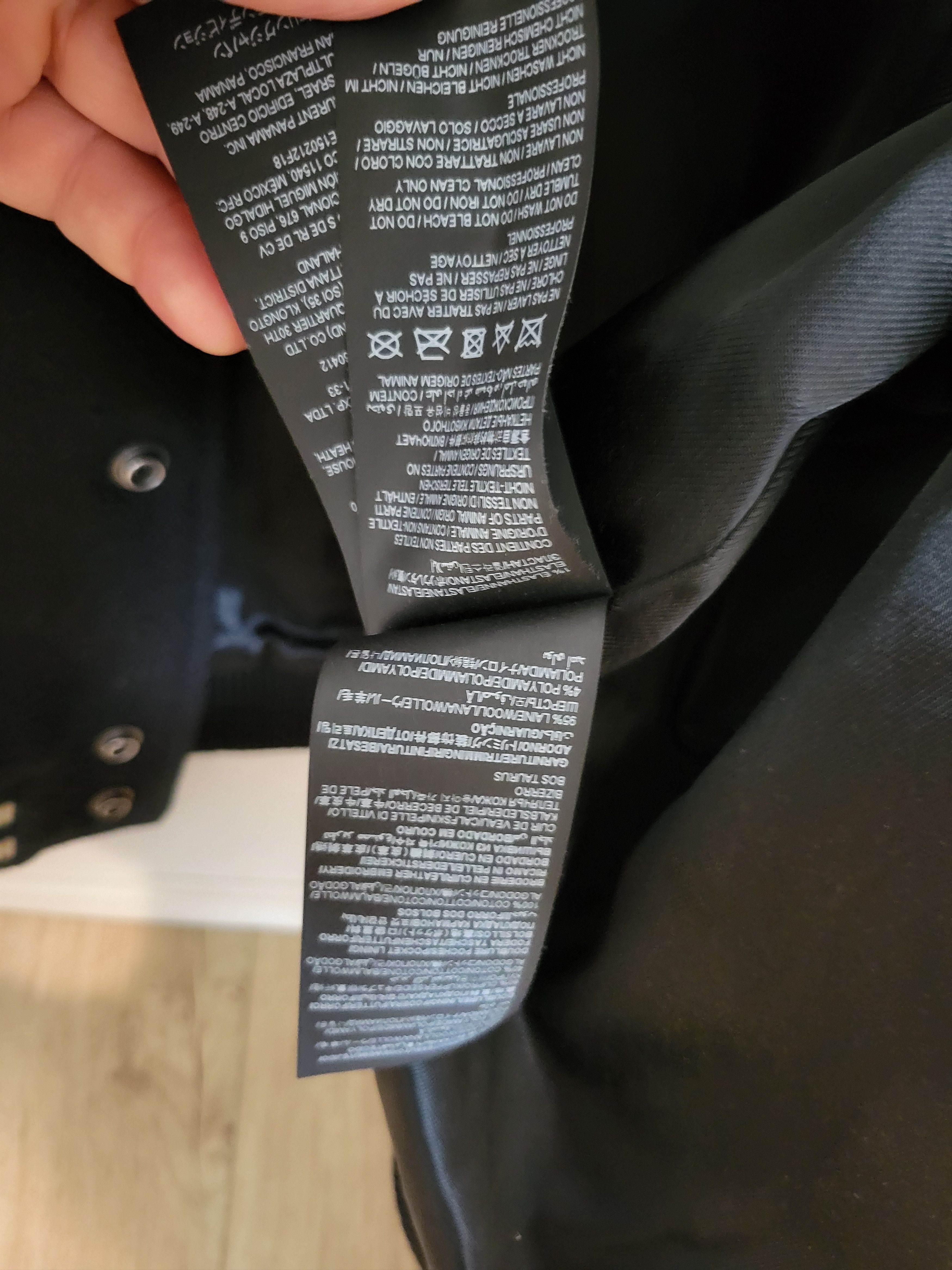 Saint Laurent Paris Varsity jacket Size US L / EU 52-54 / 3 - 3 Thumbnail
