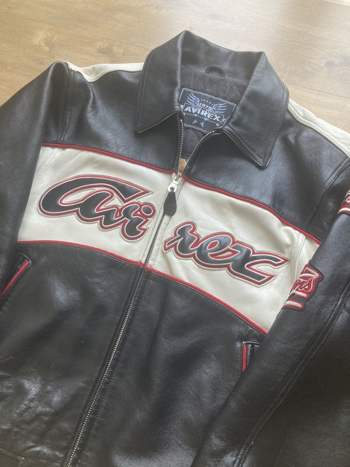 Avirex Avirex Championships Leather Jacket Size US M / EU 48-50 / 2 - 3 Thumbnail