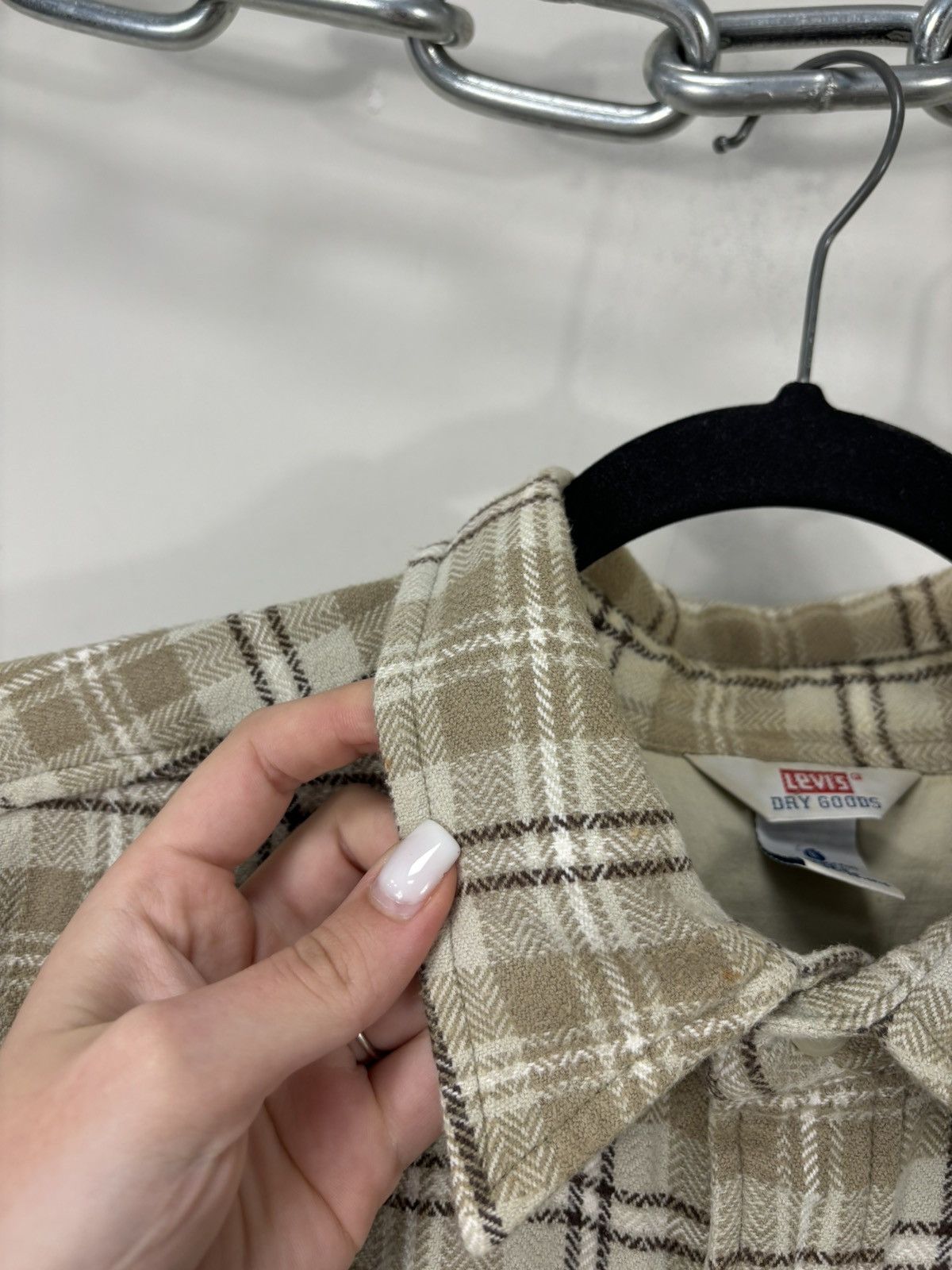 Levi's Vintage Levi’s Dry Goods 90s Checkered Hype Flannel Shirt Size US L / EU 52-54 / 3 - 5 Thumbnail