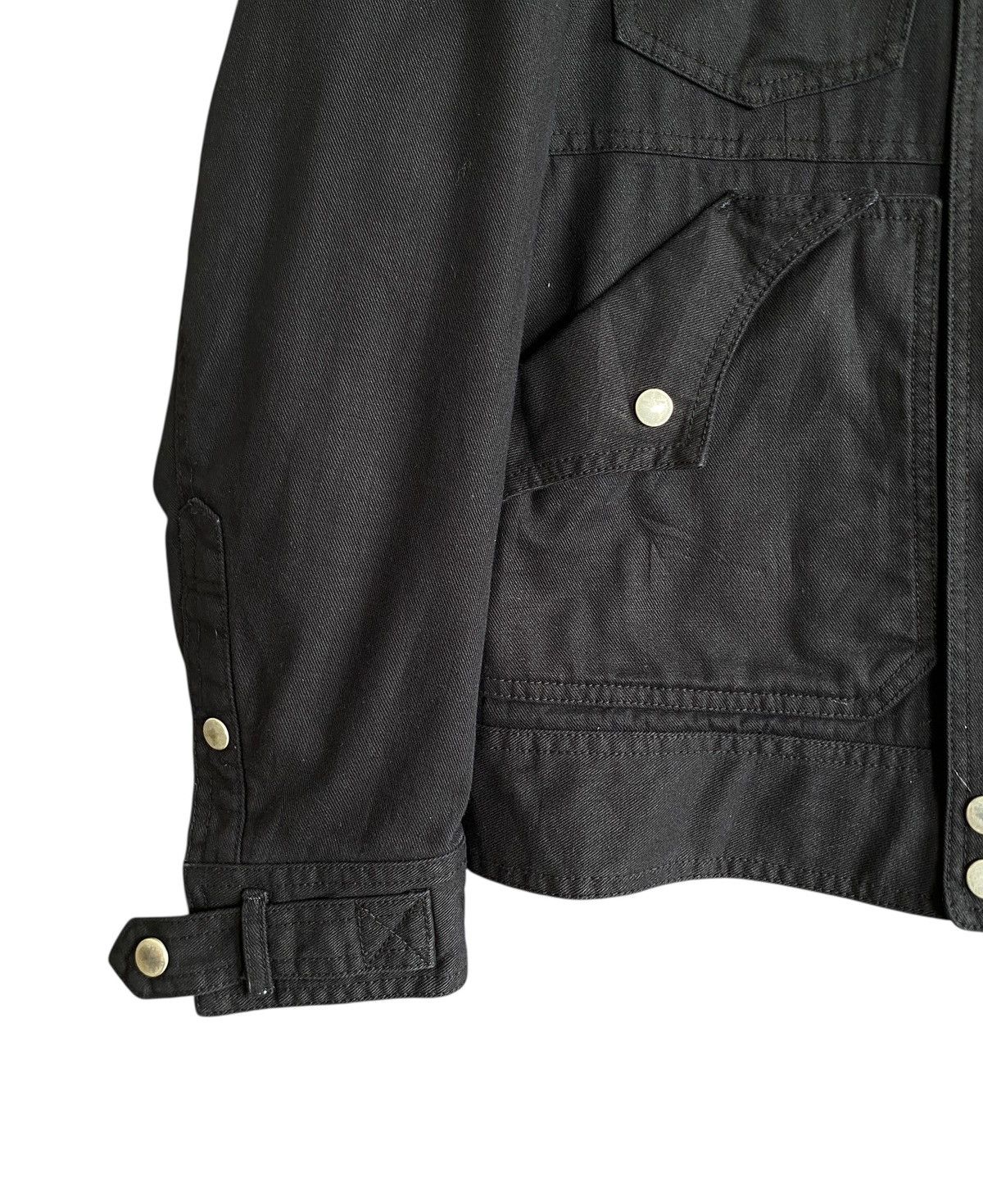 Morgan Homme Very Rare Vintage Morgan Homme Waxed Faux Fur Jacket 1990s Size US L / EU 52-54 / 3 - 7 Thumbnail