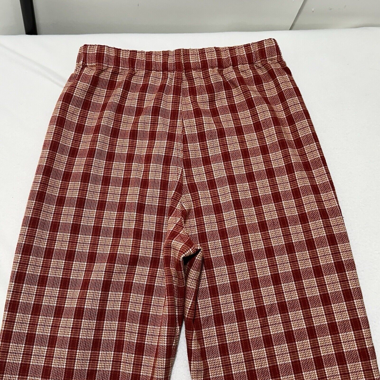 Brandy Melville Brandy Melville One Size Red Plaid High Rise Tilden Pants Size 24" / US 00 / IT 34 - 8 Thumbnail