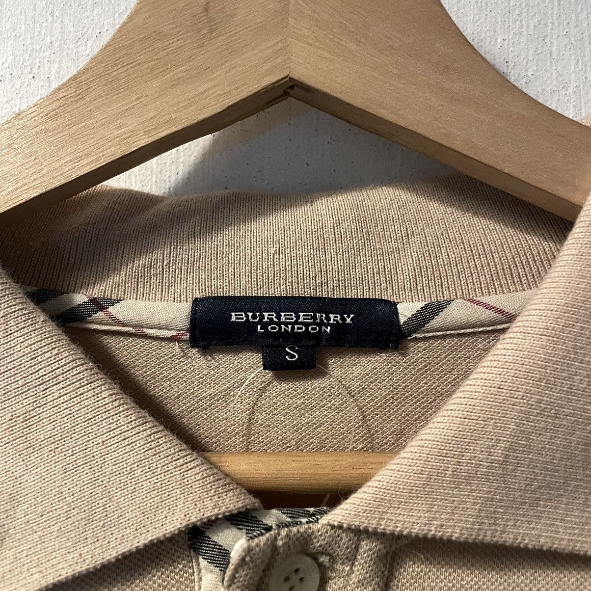 Burberry × Designer Burberry Nova check Collar Polo Long Sleeve Size US M / EU 48-50 / 2 - 3 Thumbnail