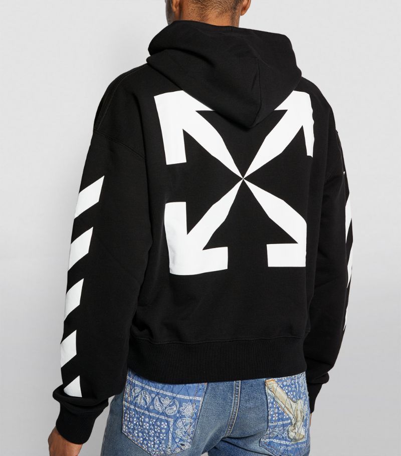 Off-White Black Mona Lisa Arrows Oversized Hoodie Size US XS / EU 42 / 0 - 4 Thumbnail