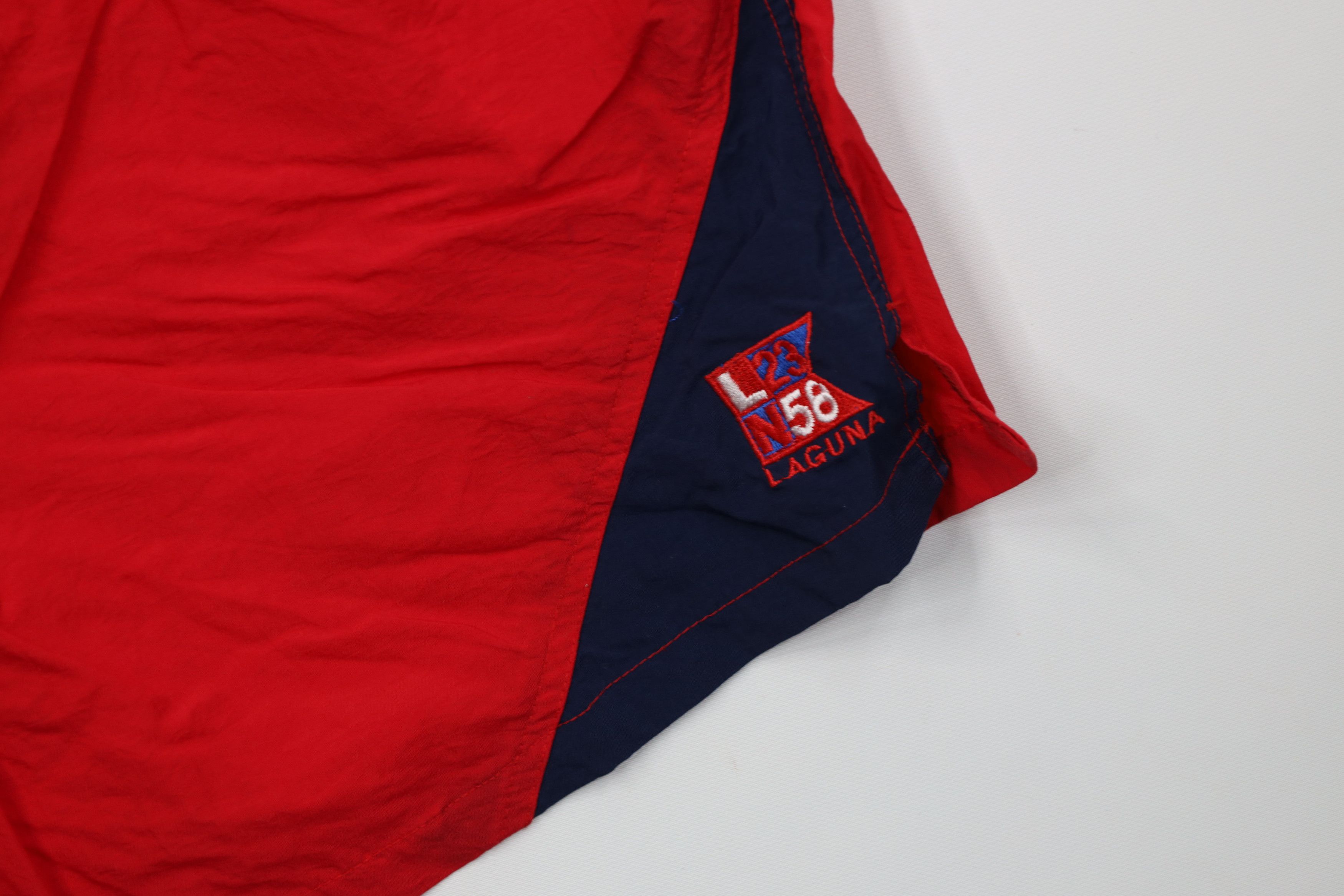 Vintage Deadstock Vintage 90s Streetwear Shorts Swim Trunks Red Size US 36 / EU 52 - 5 Thumbnail