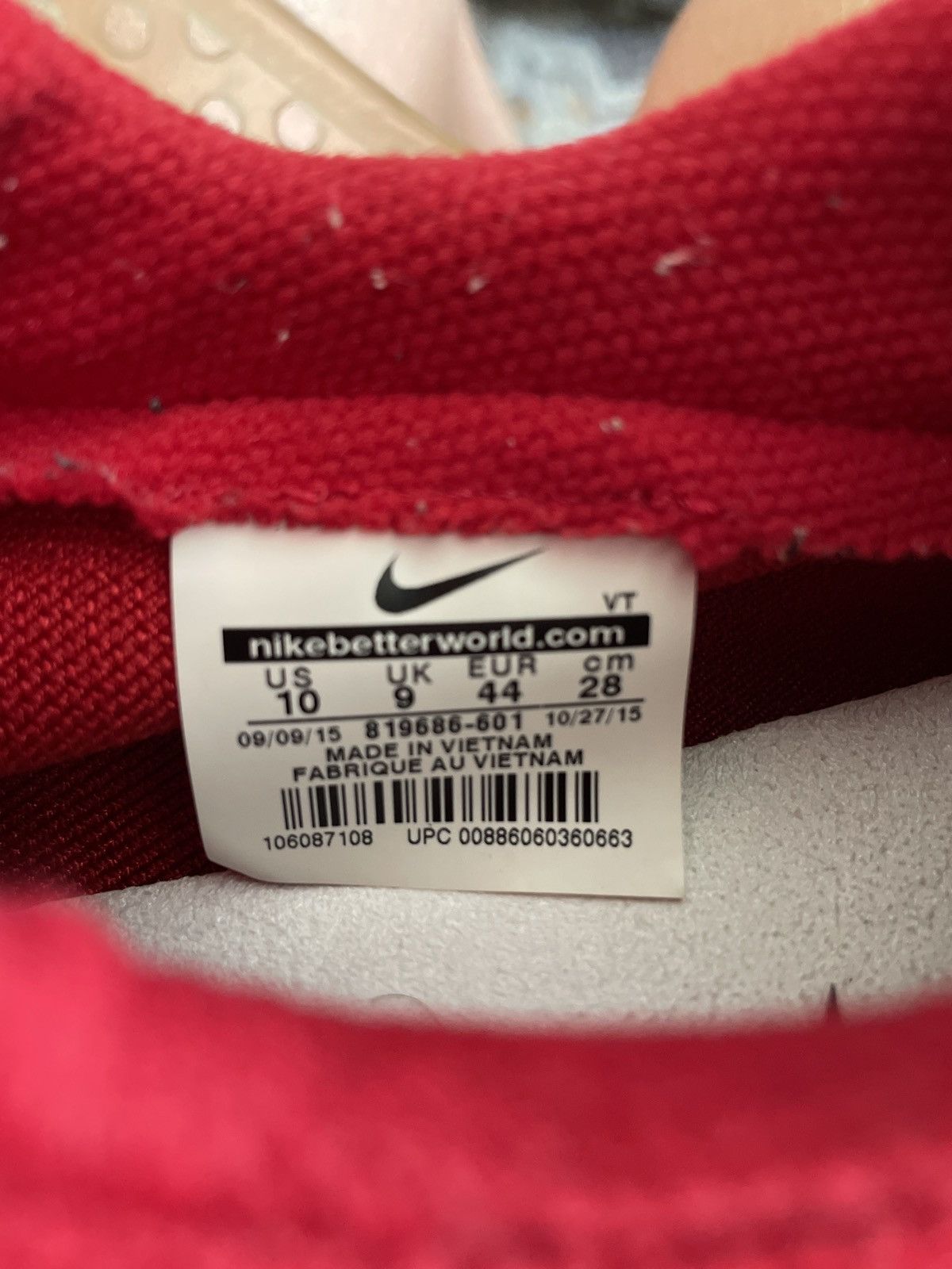 Nike Nike Sockdart Red Size US 10 / EU 43 - 8 Thumbnail